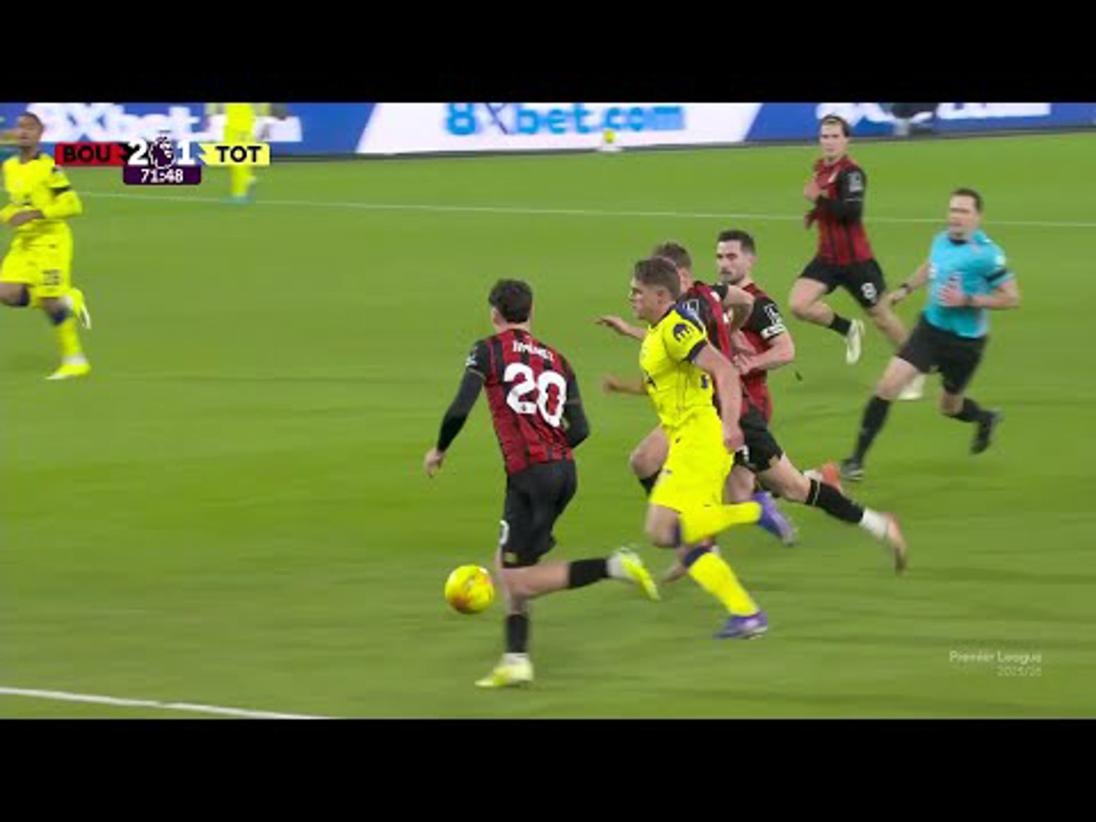 Micky van de Ven | 72ⁿᵈ Minute VAR v Bournemouth