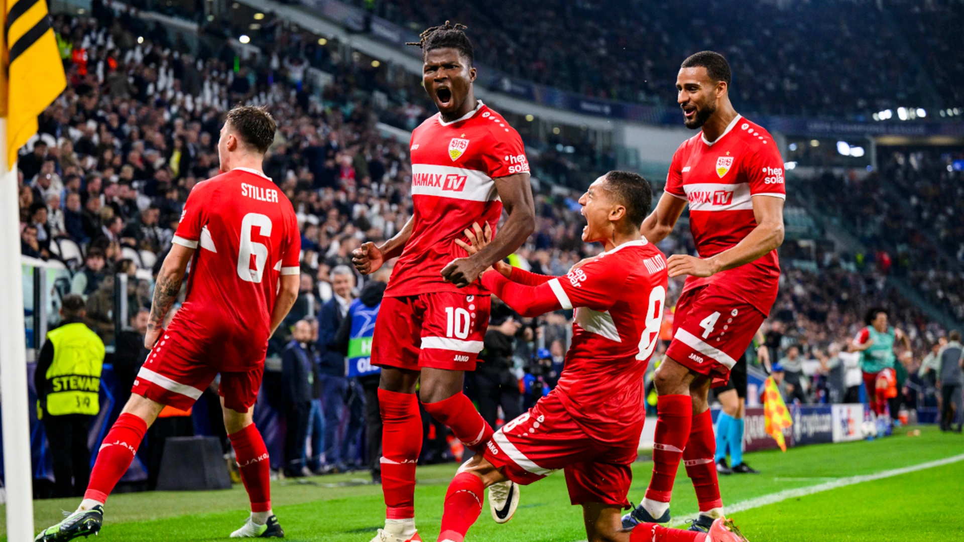 Toure snatches last-gasp win for Stuttgart at Juventus