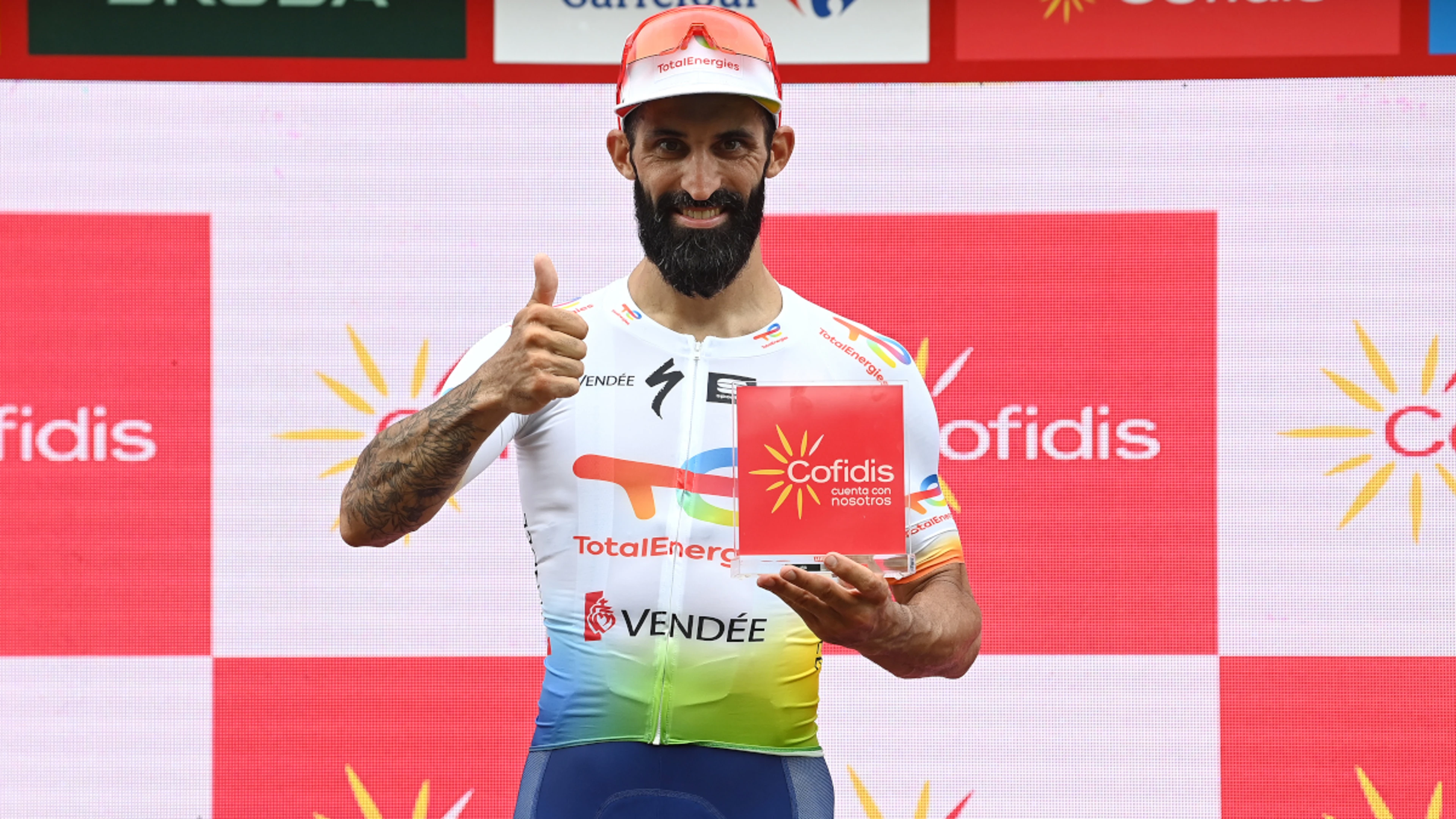 Soupe snatches Vuelta stage seven win, Martinez still leads