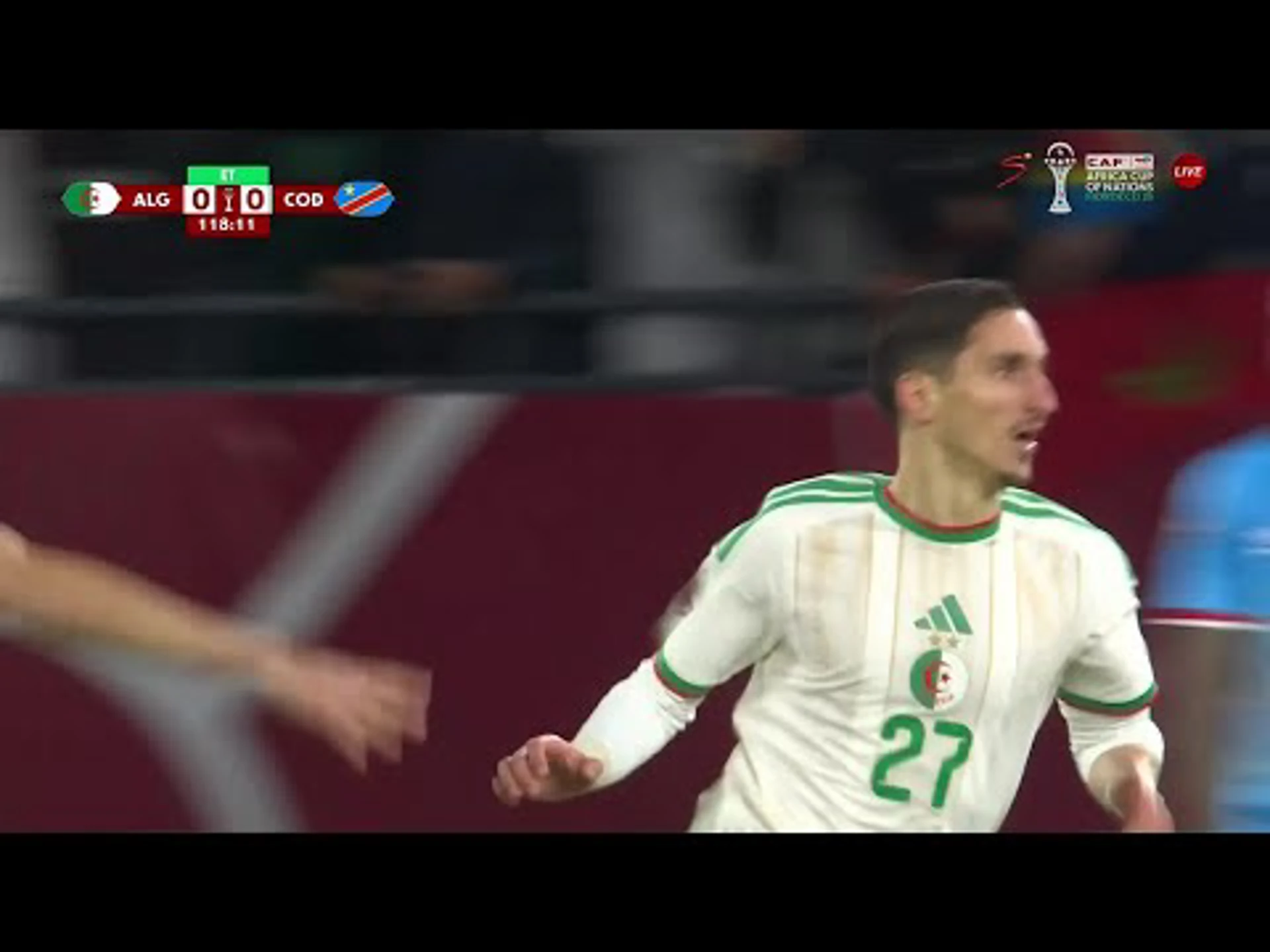Adil Boulbina with a Spectacular Short Goal vs. Congo DR