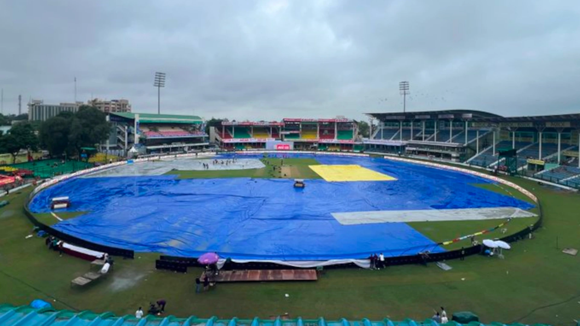 Bad weather spoils day one of India-Bangladesh Test