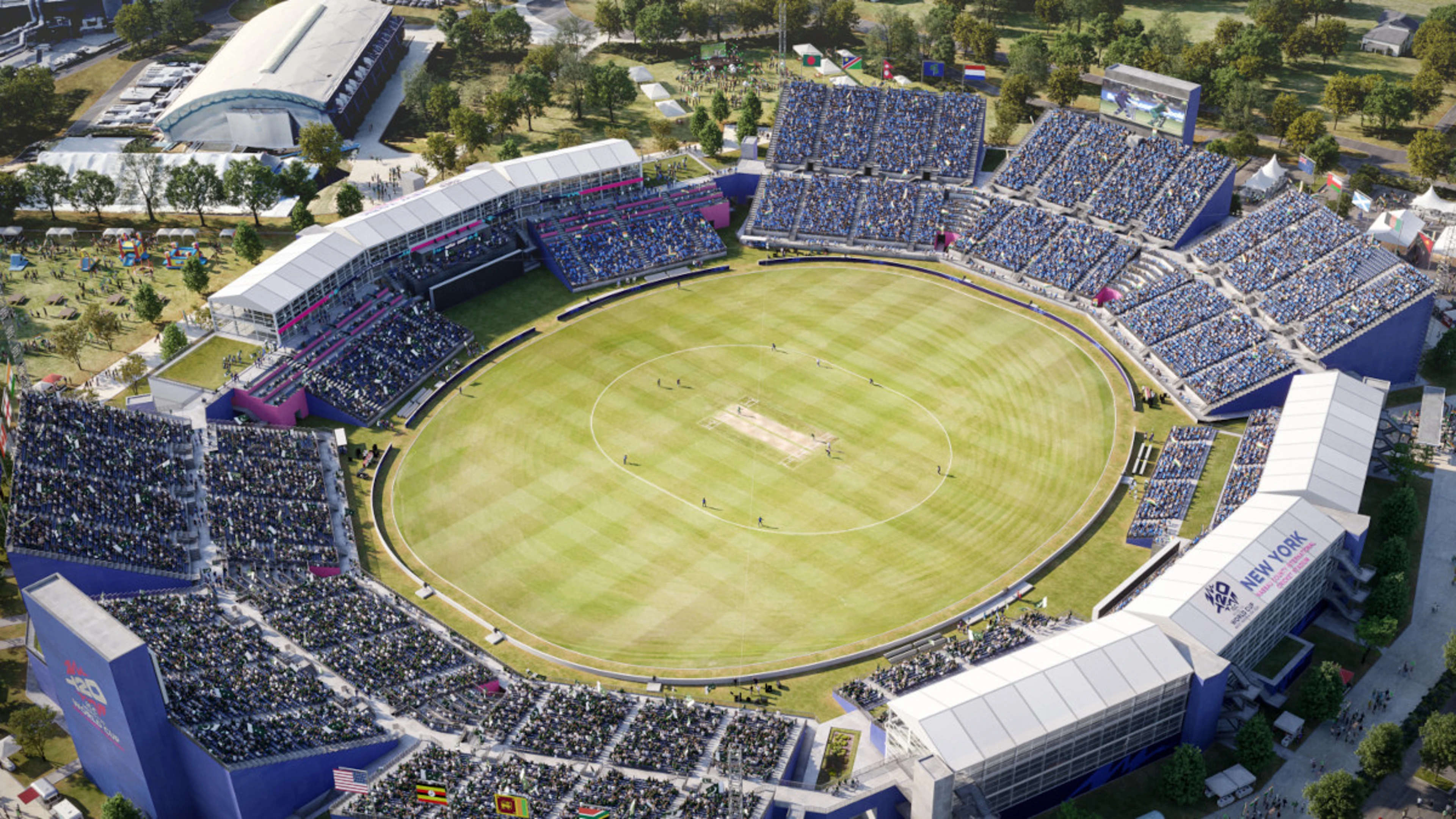 ICC unveils 34 000-capacity modular stadium in New York