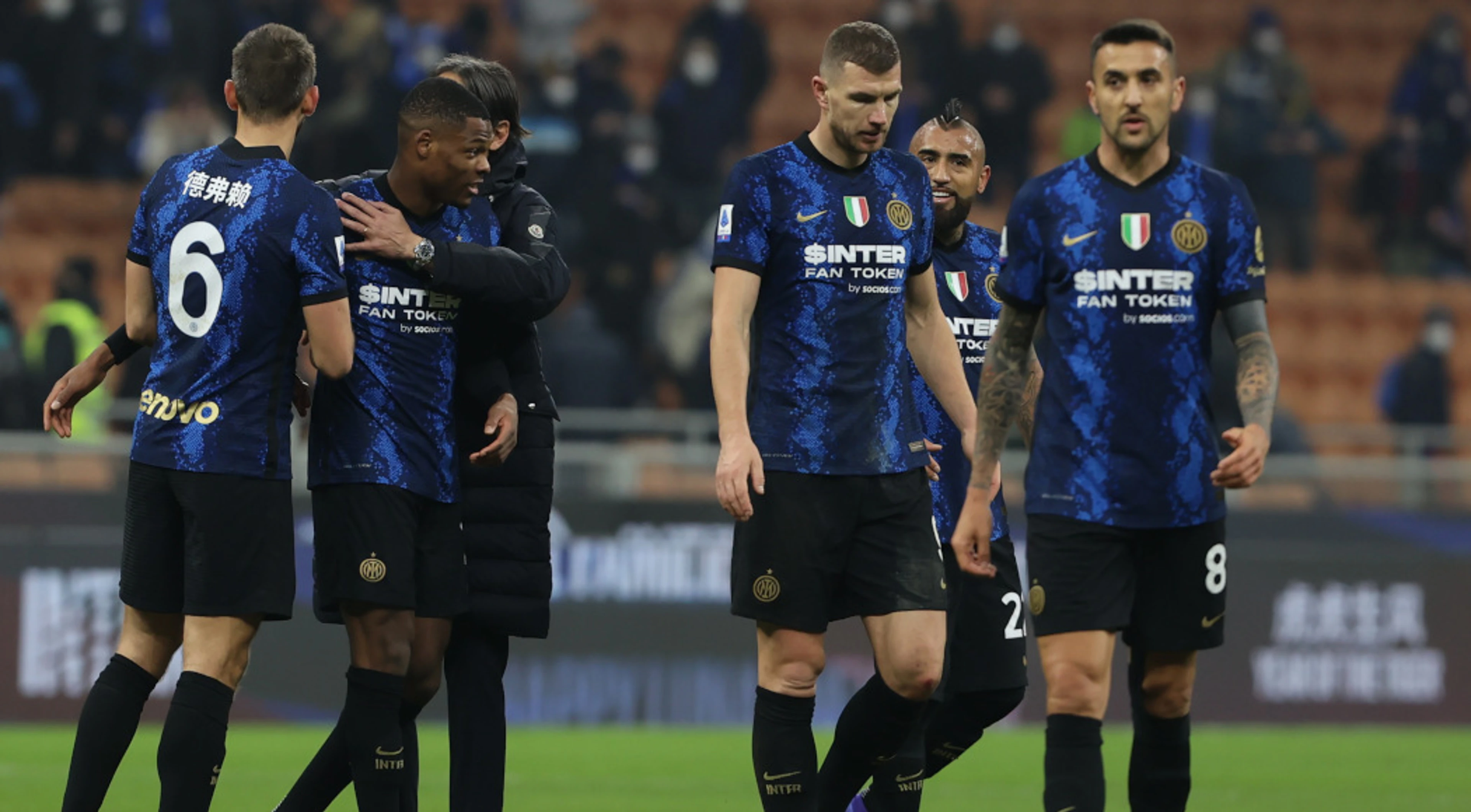 Dzeko's late show fires Inter five clear, depleted Atalanta hold Lazio