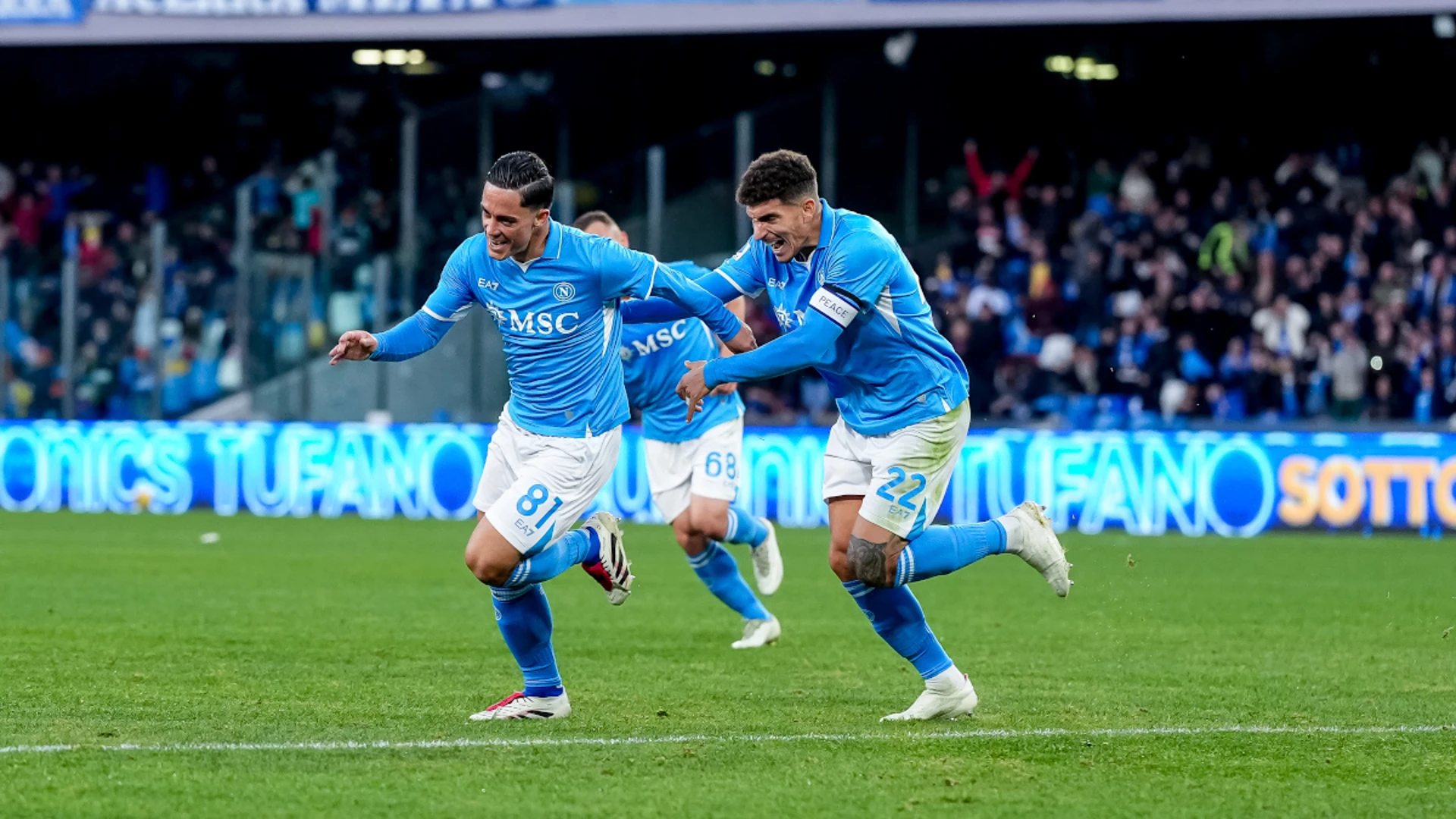 Raspadori lifts Napoli level with Serie A leaders