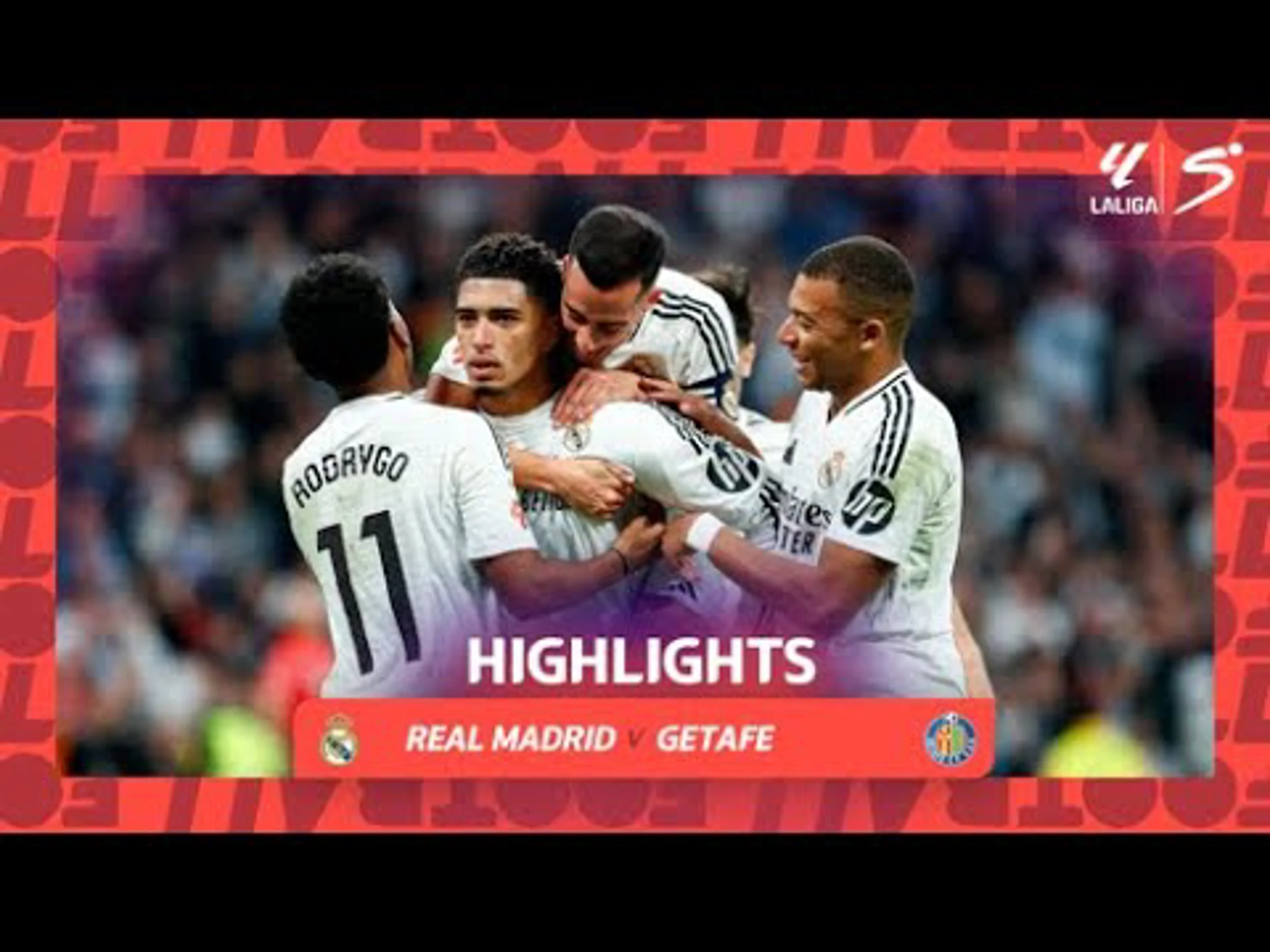 Real Madrid v Getafe | Match Highlights | LaLiga EA Sport Matchday 15