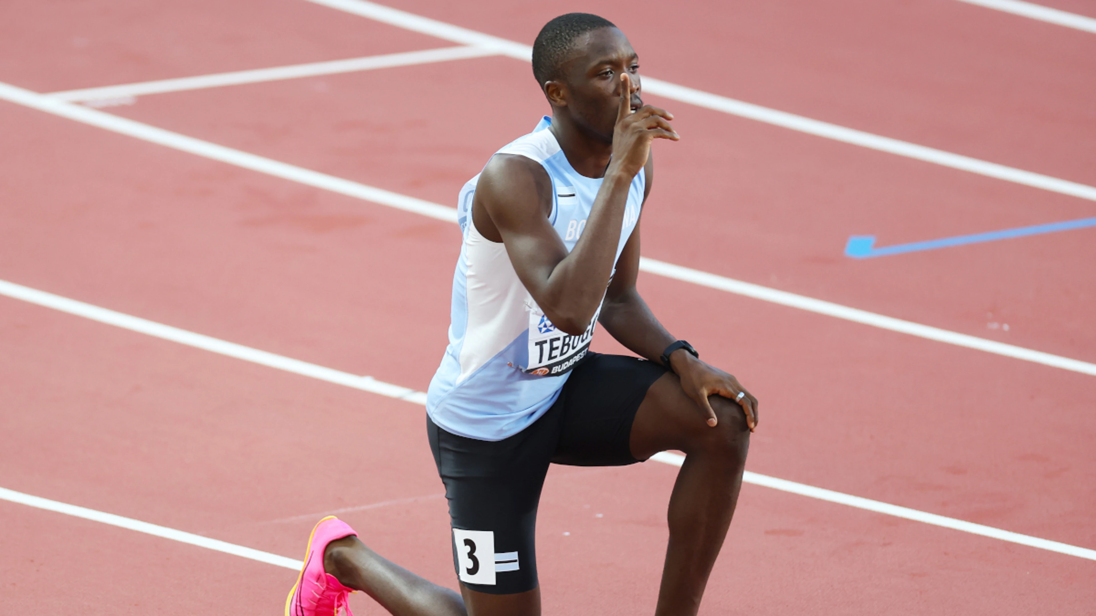 Silver medallist Tebogo would have offered his 100m final place to Simbine