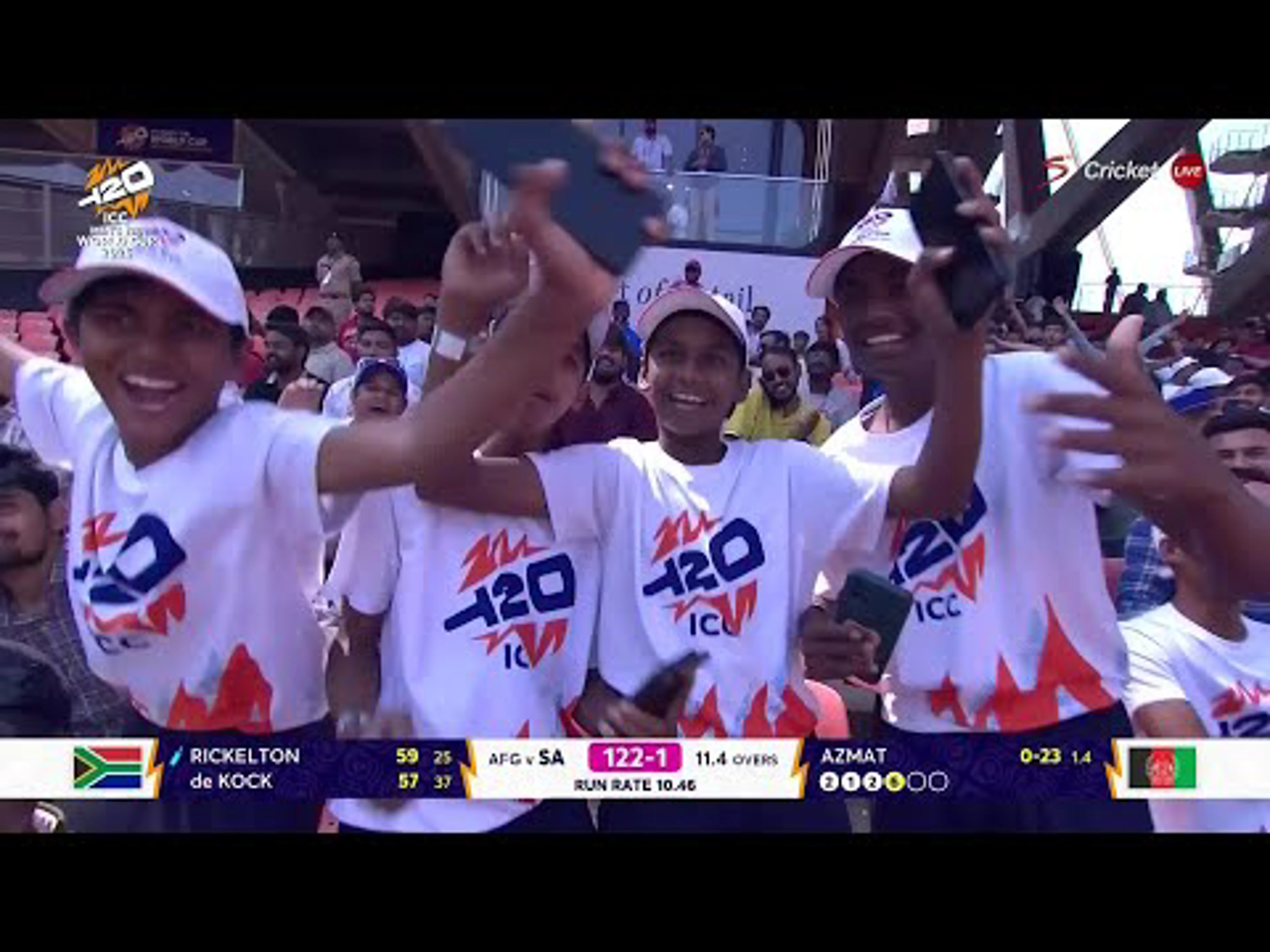 Ryan Rickelton 1st Inning Top Runs