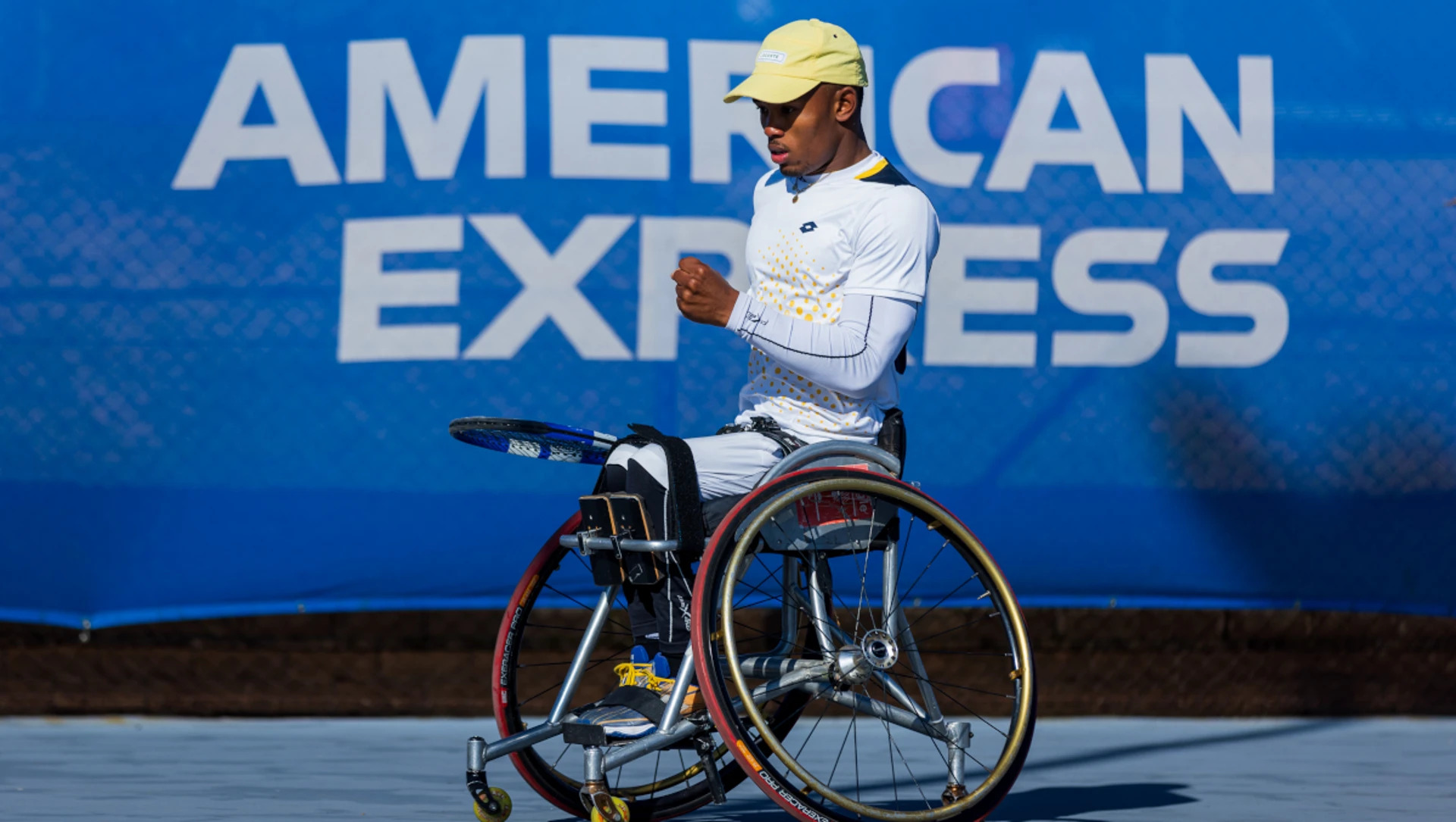 Alwande Sikhosana dominates Amex wheelchair tennis series