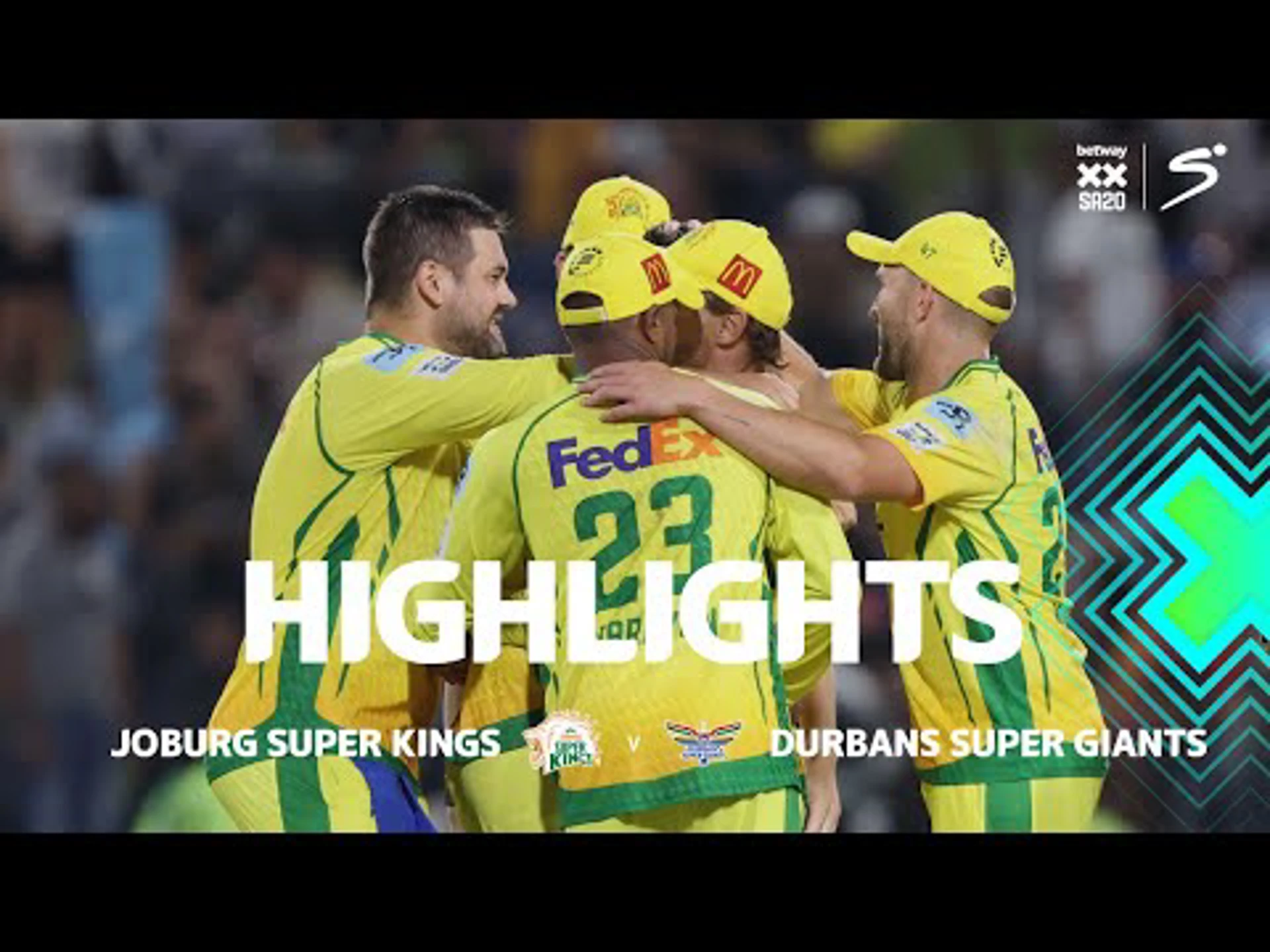 Joburg Super Kings v Durban's Super Giants | Short Highlights | Betway SA20