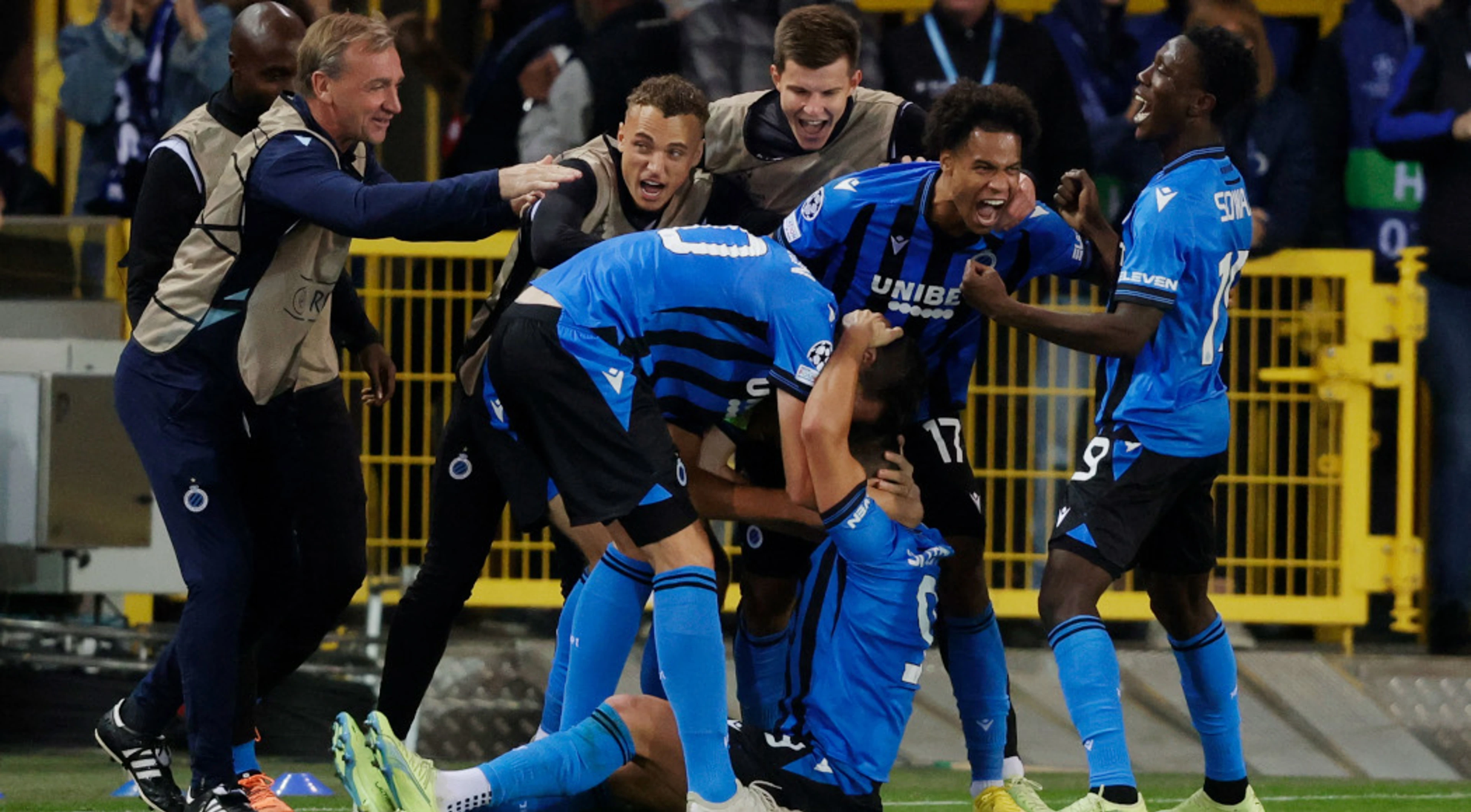 Perfect Brugge beat Atletico as Griezmann blows penalty