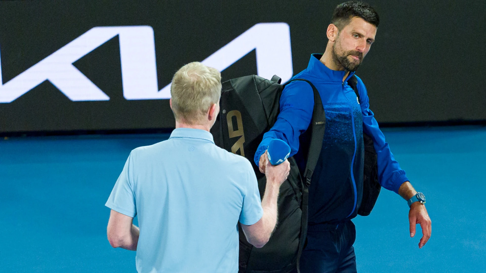 REMORSEFUL: TV host apologises to Djokovic over 'insulting comments'