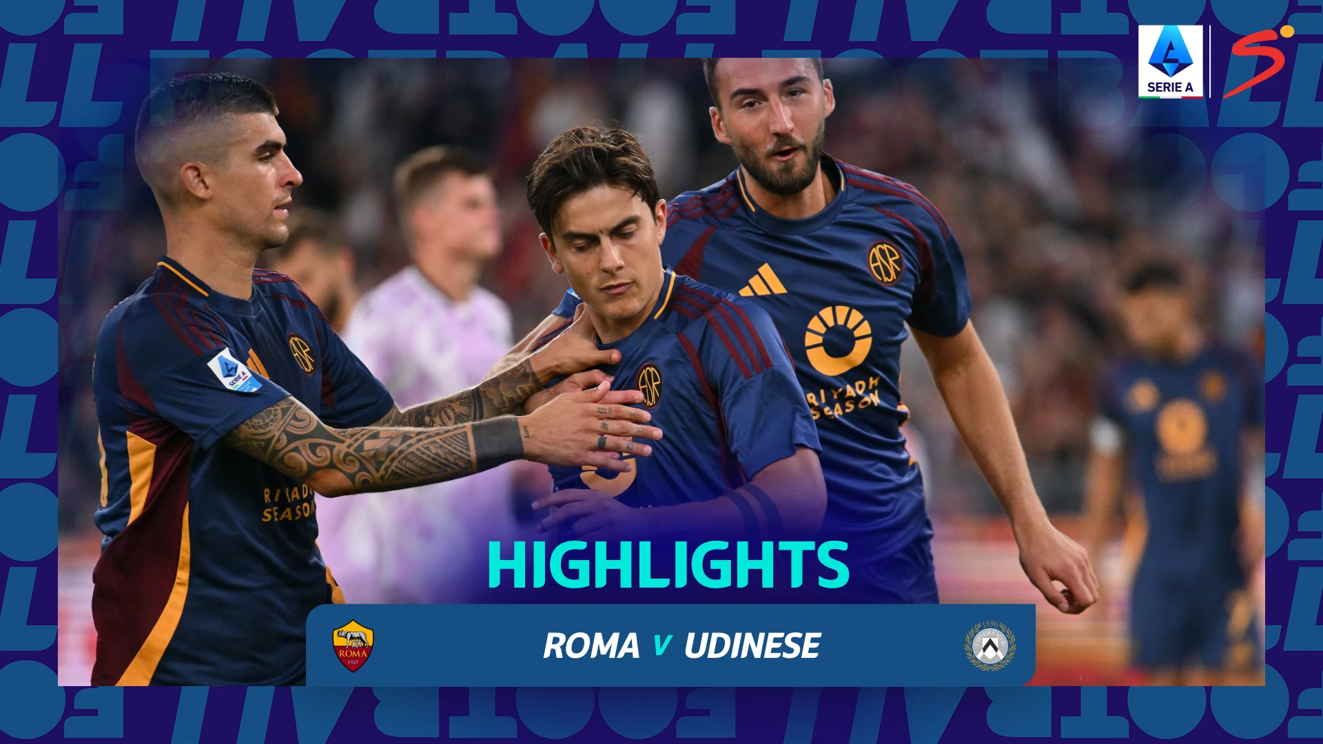 Roma v Udinese | Match Highlights | Italian Serie A Matchday 5