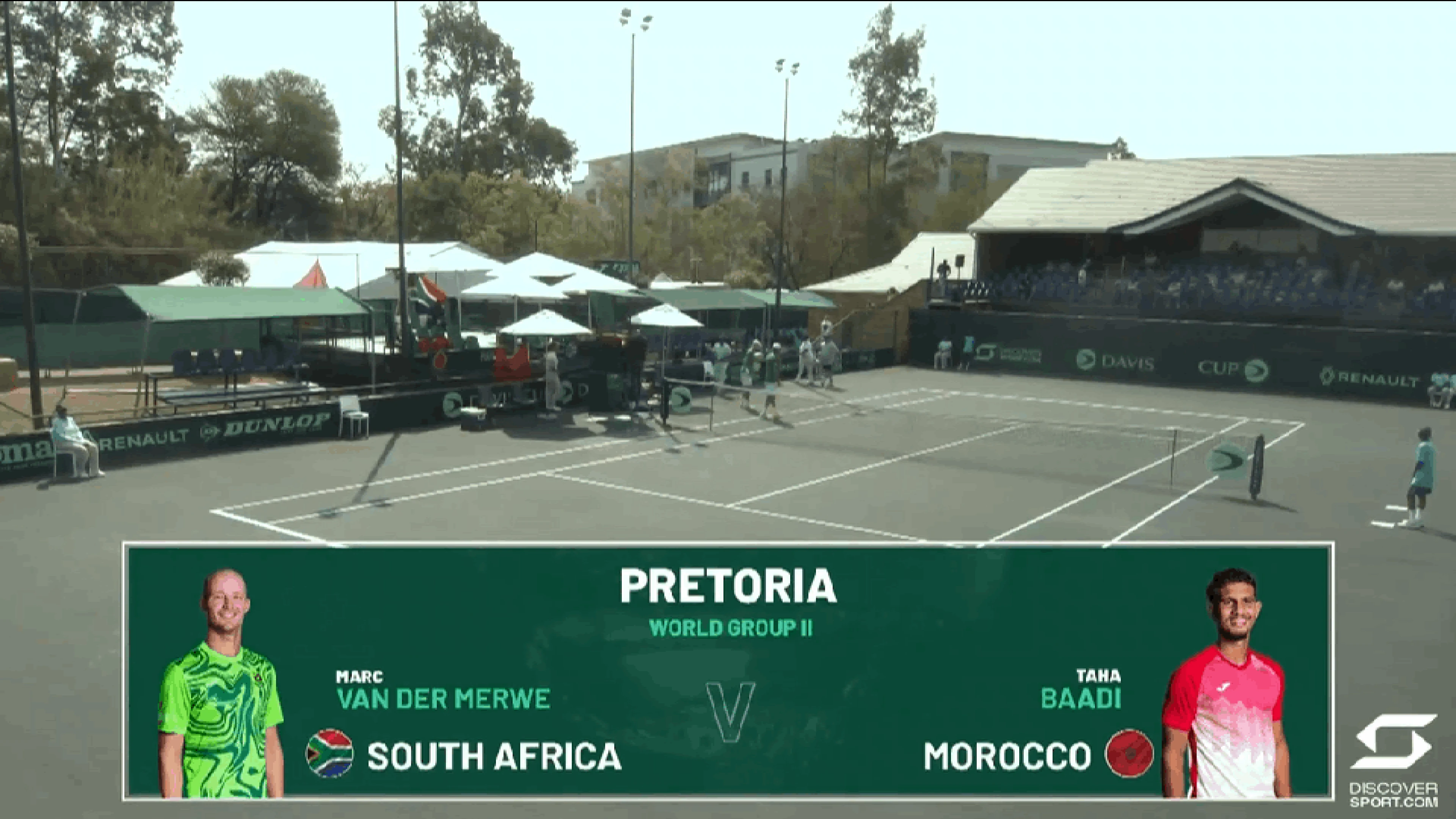 South Africa v Morocco | Match 2 | Day 1 Highlights | Davis Cup