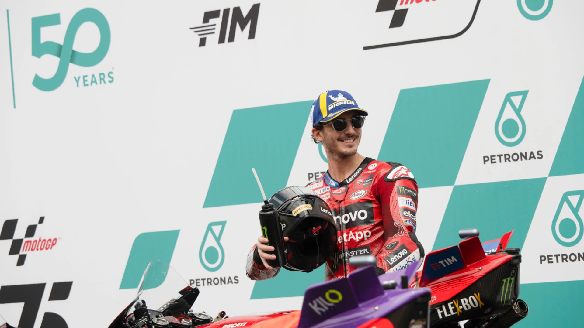 Bagnaia wins Malaysia MotoGP to keep title race alive