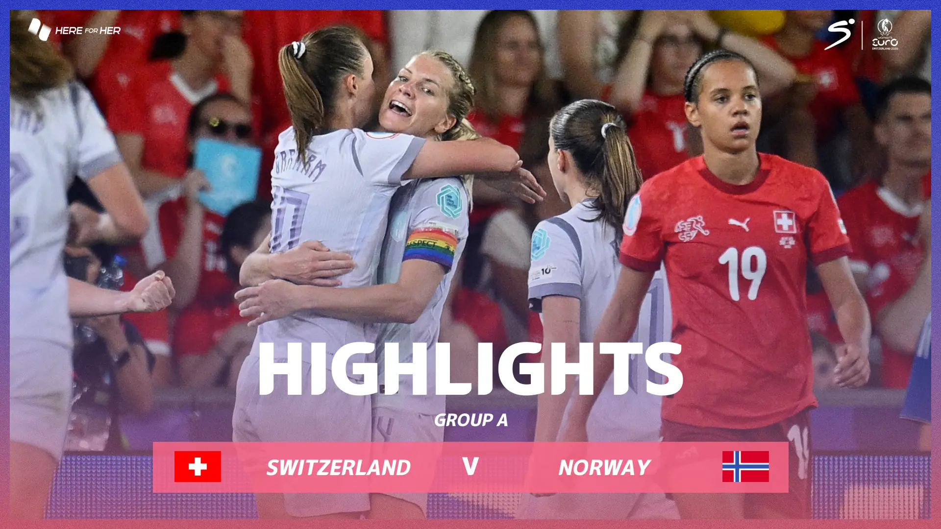 Switzerland v Norway | Match Highlights | UEFA Women's Euro