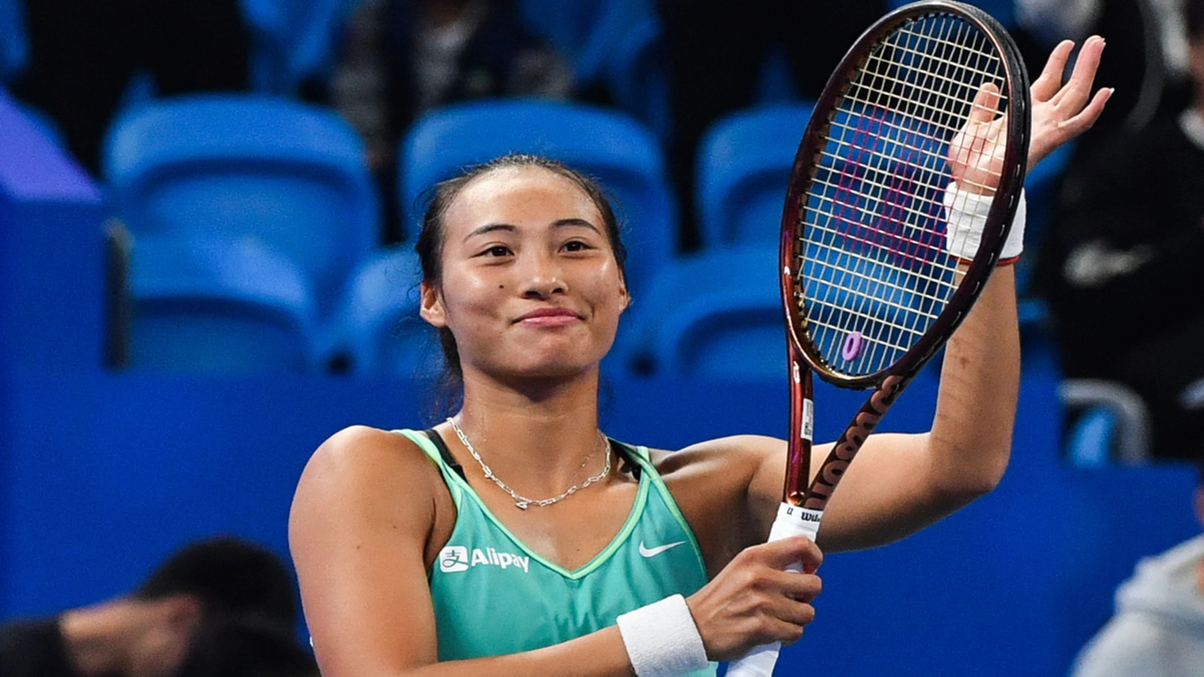 Zheng downs Sakkari to reach Zhengzhou last eight