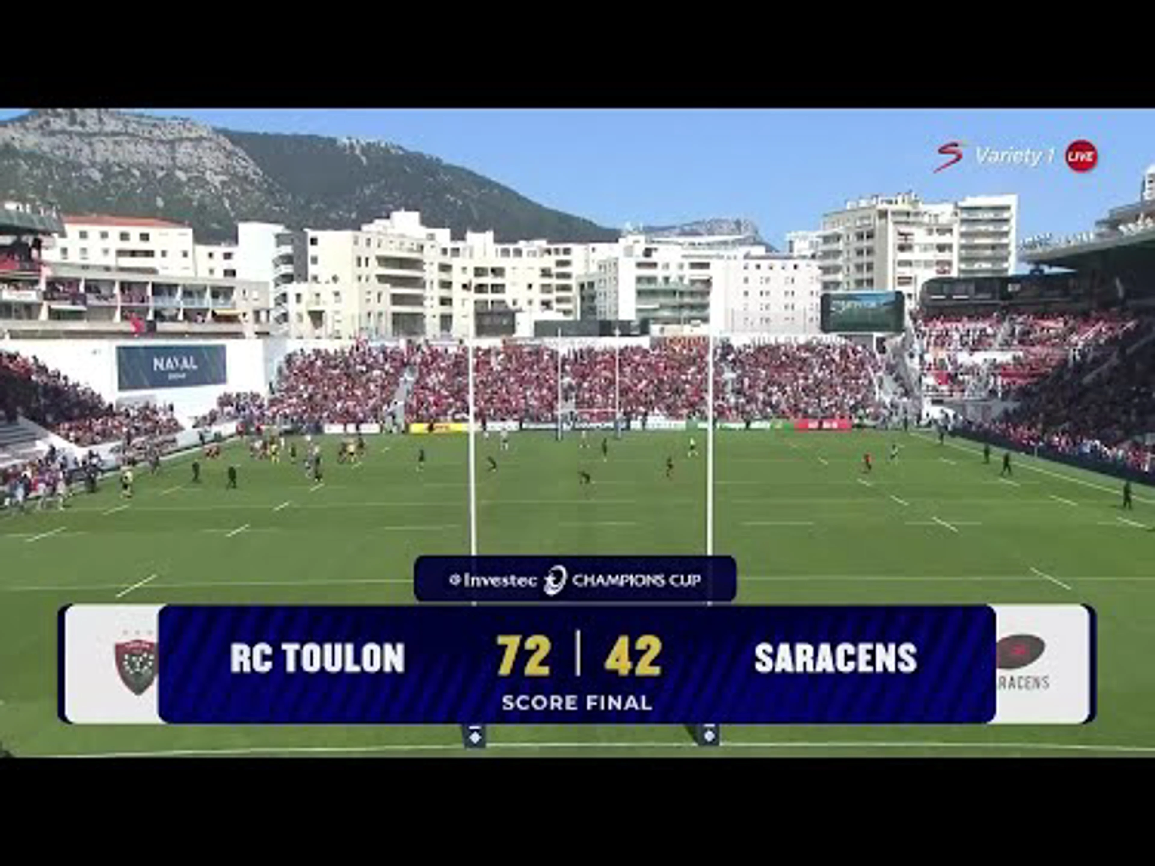 RC Toulon v Saracens | Match in 3 Minutes | Champions Cup