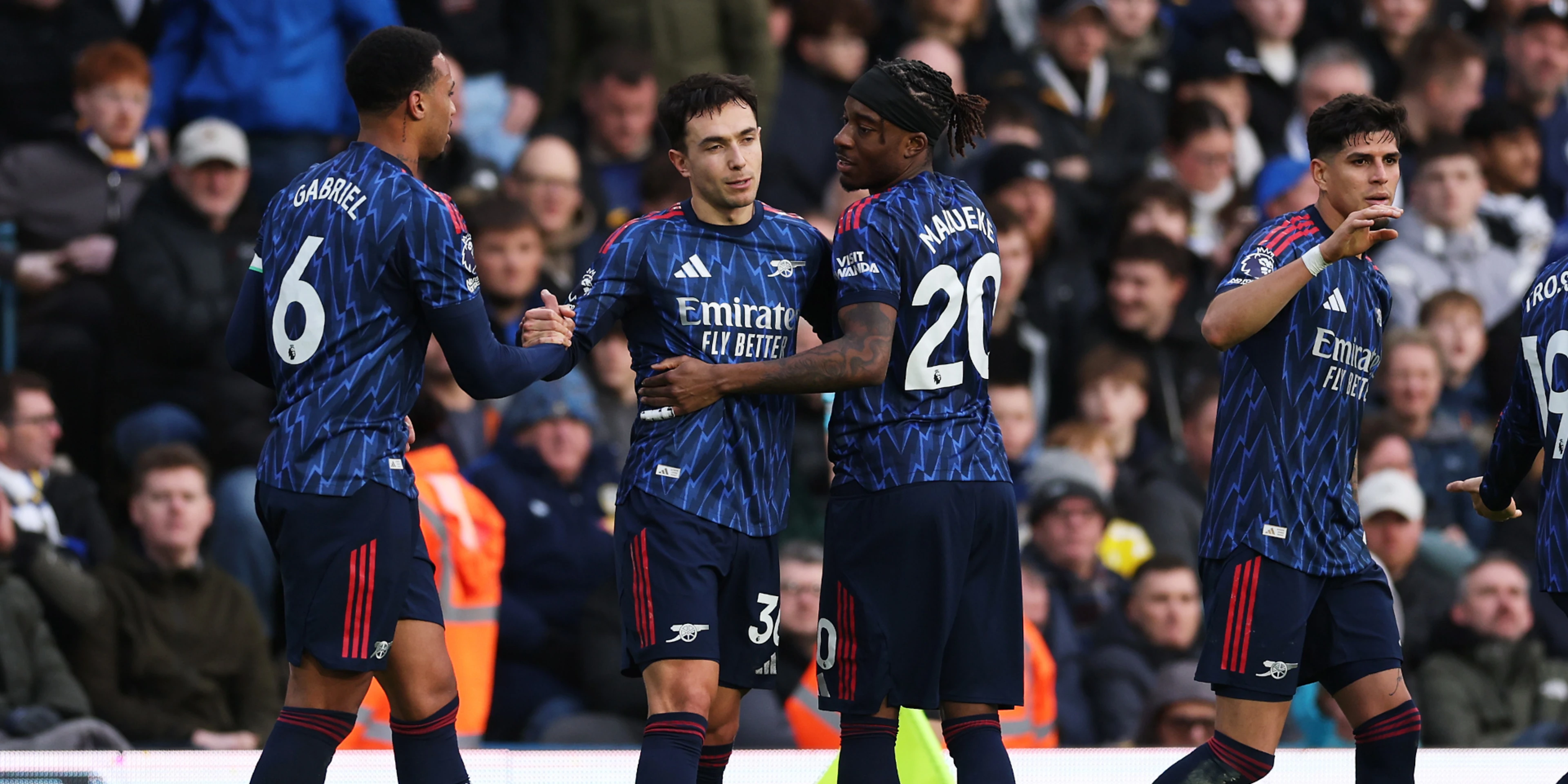 Arsenal thrash Leeds to stretch Premier League advantage