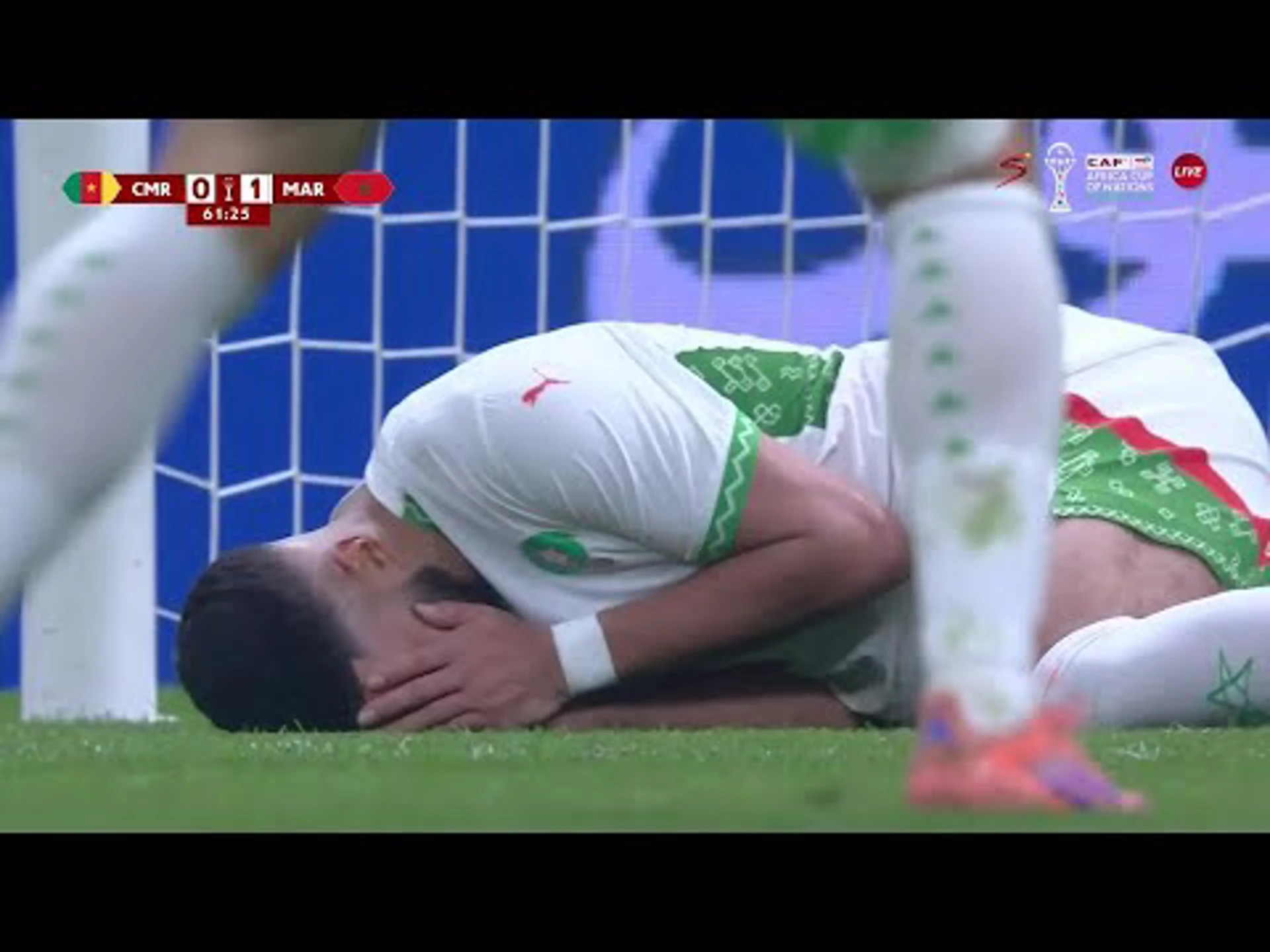 Danny Namaso with a Spectacular Defensive Act vs. Morocco