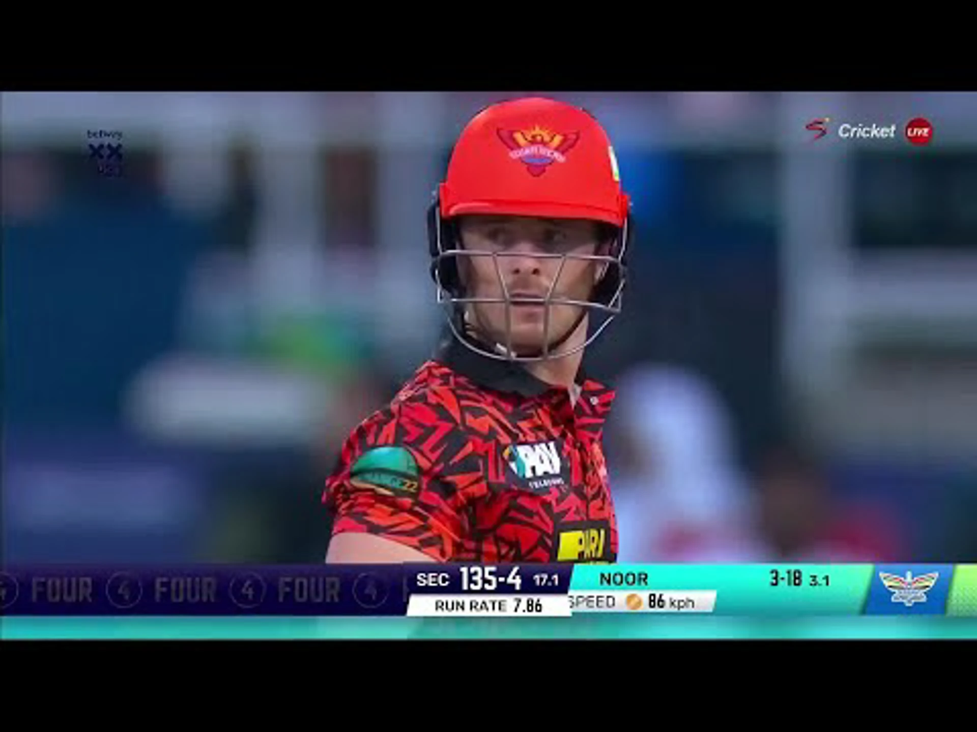 Tom Abell 57 runs | Durban's Super Giants v Sunrisers Eastern Cape | Betway SA20