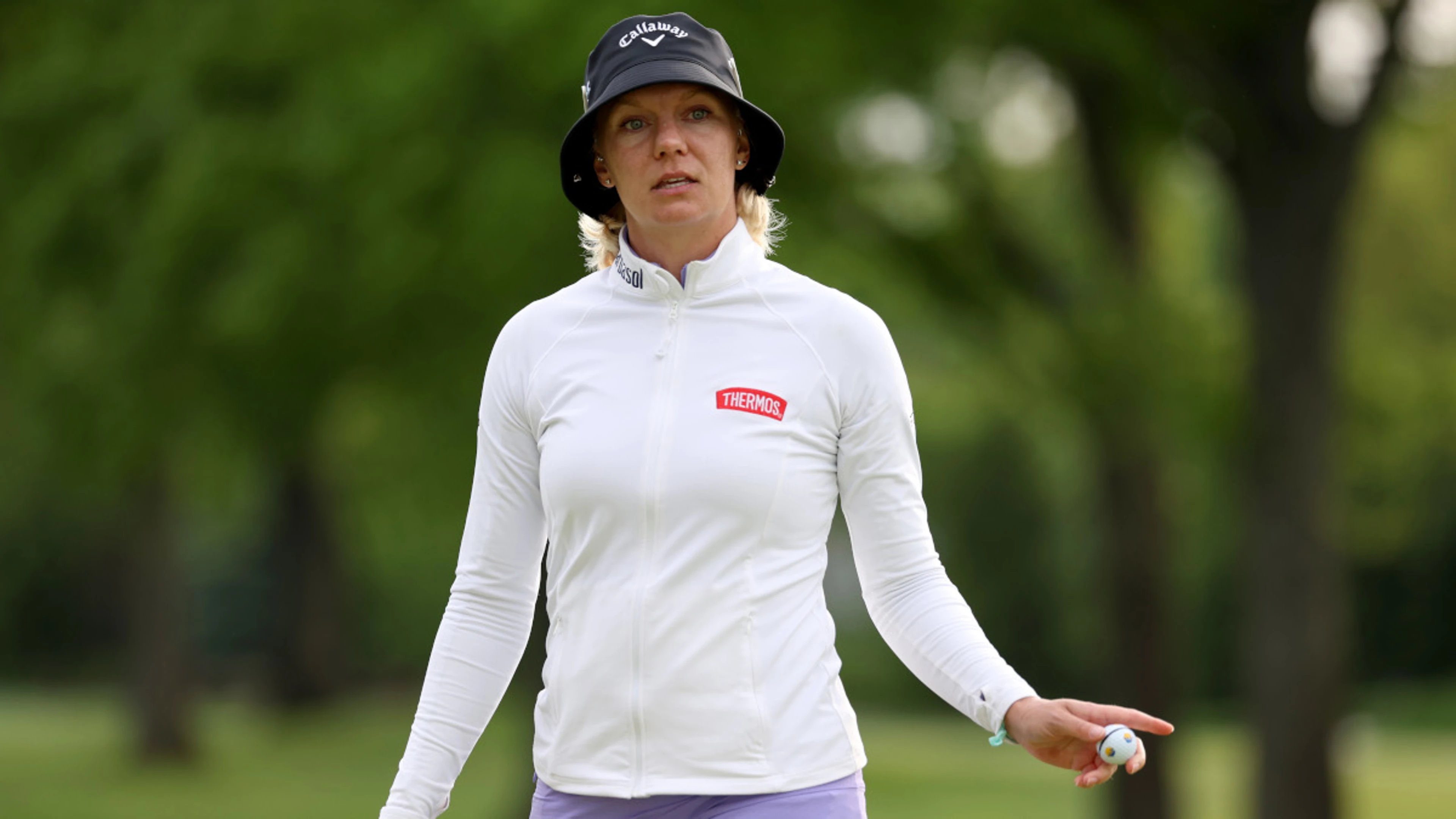 Sagstrom holds on to lead as Korda fades at Founders Cup