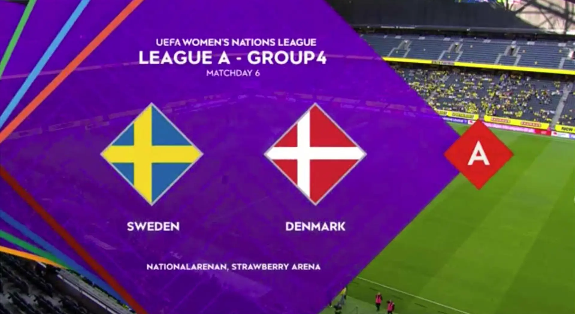 Sweden v Denmark | Match Highlights | Women's Nations League