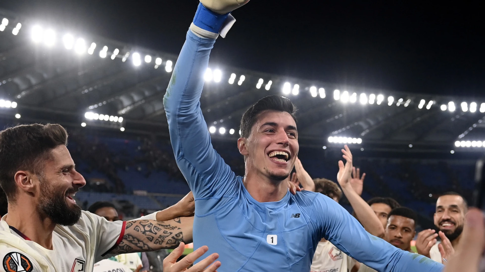 Lille keeper Ozer spot on as they secure win at Roma