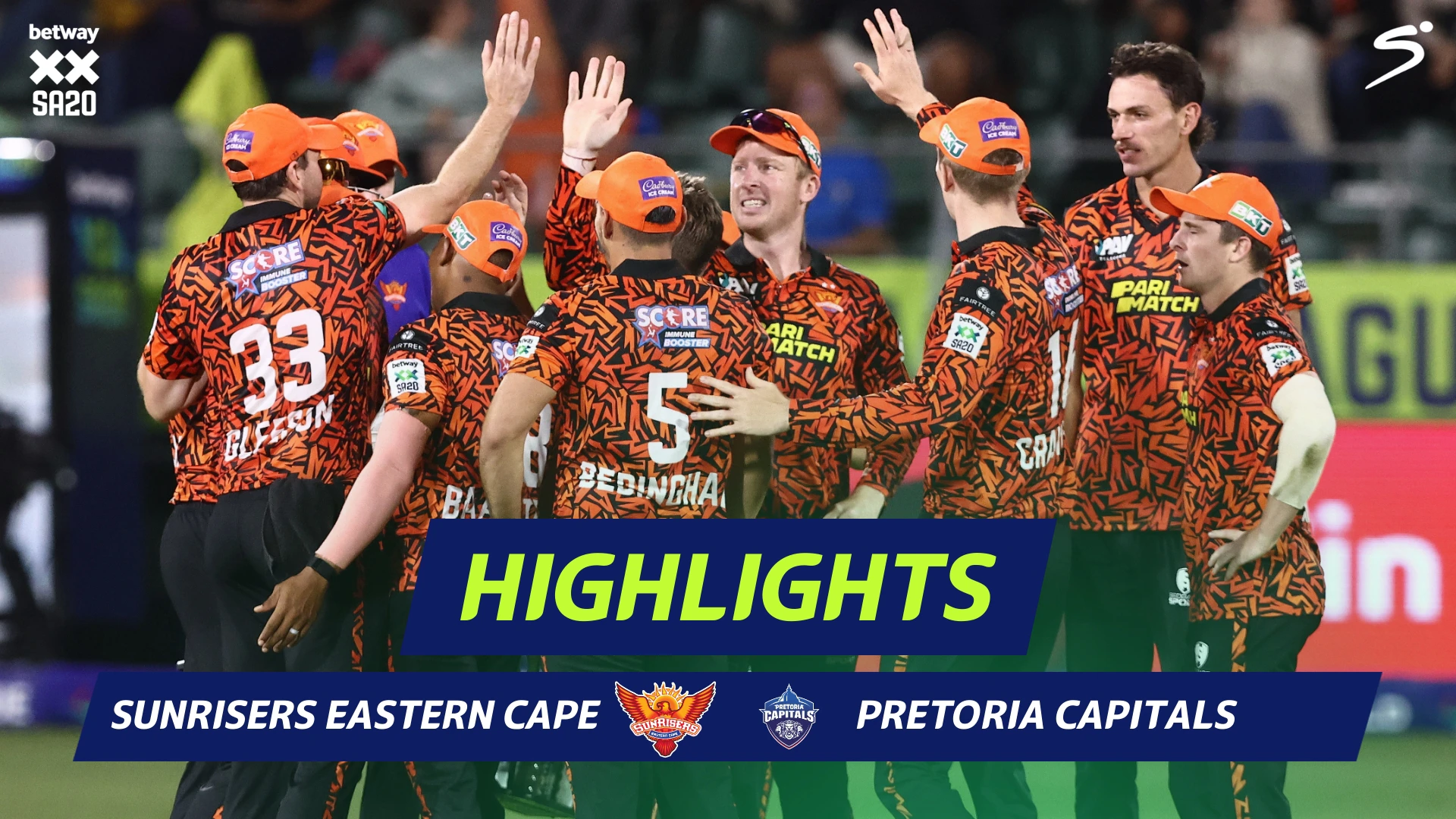 Sunrisers Eastern Cape v Pretoria Capitals | Short Highlights | Betway SA20