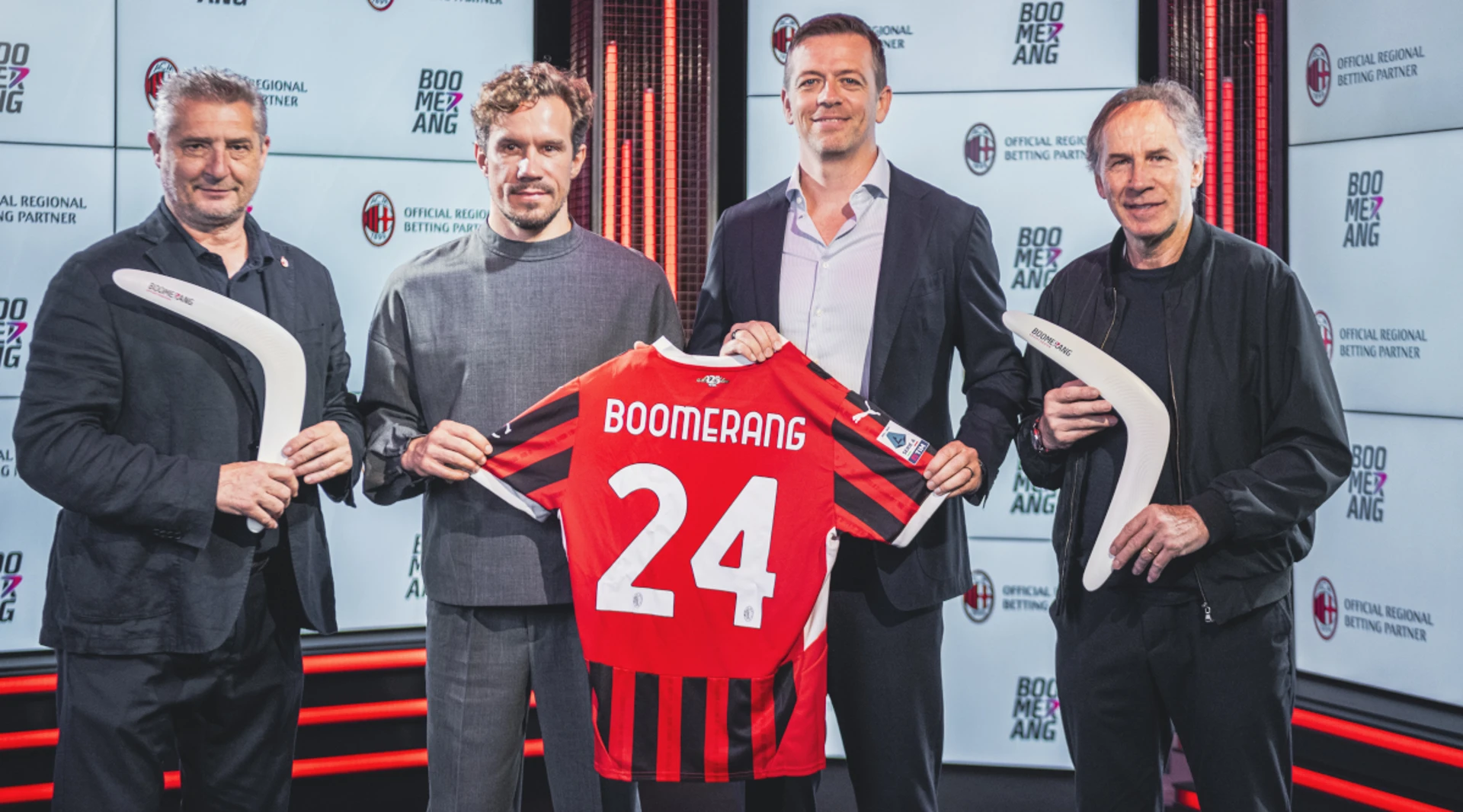 AC Milan partners with Boomerang as official regional betting partner