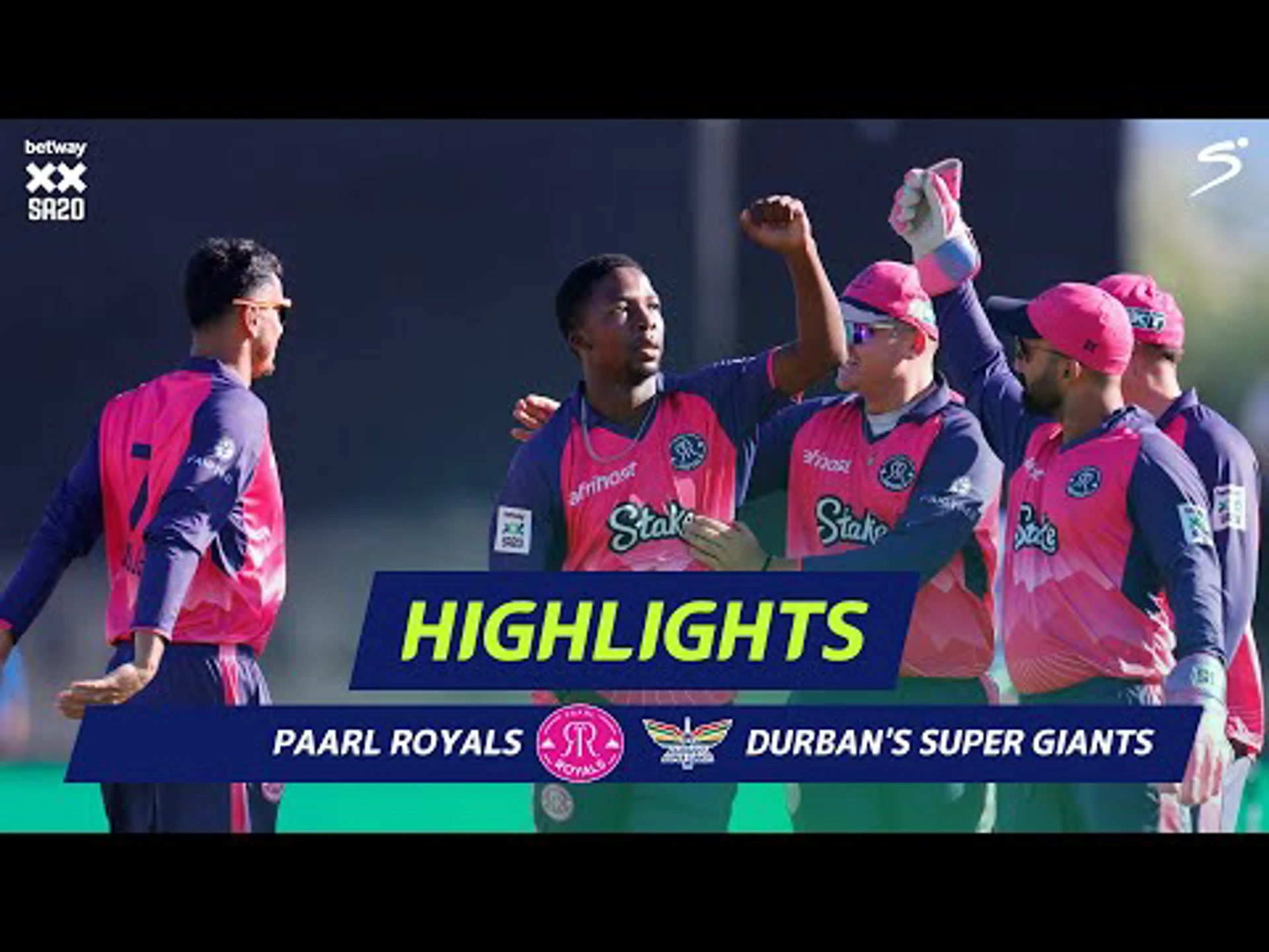 Paarl Royals v Durban's Super Giants | Short Highlights | Betway SA20