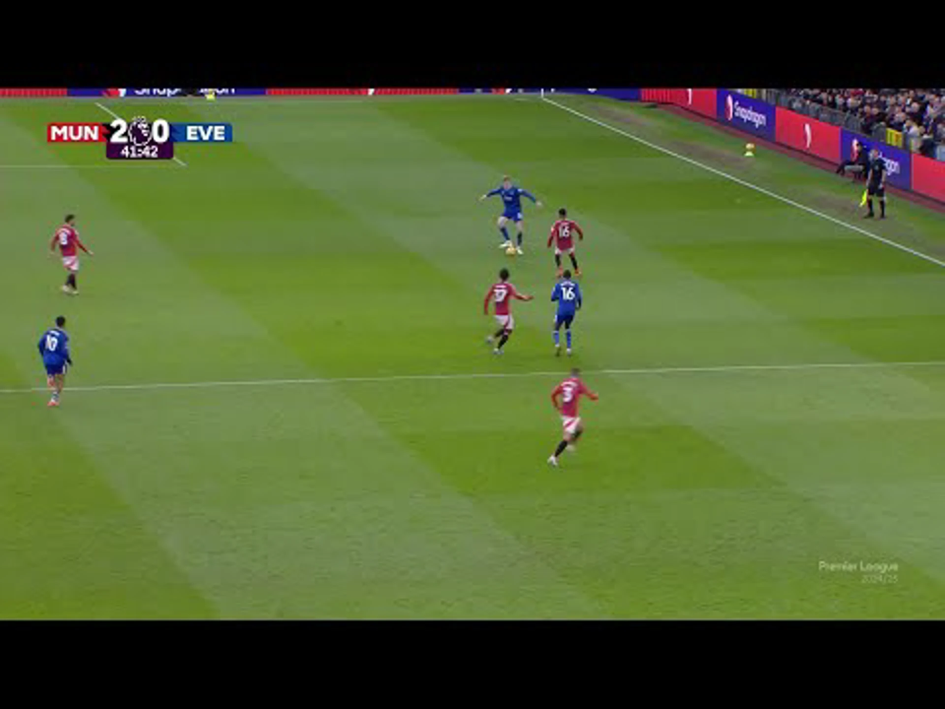 Joshua Zirkzee | 41ˢᵗ Minute Goal v Everton