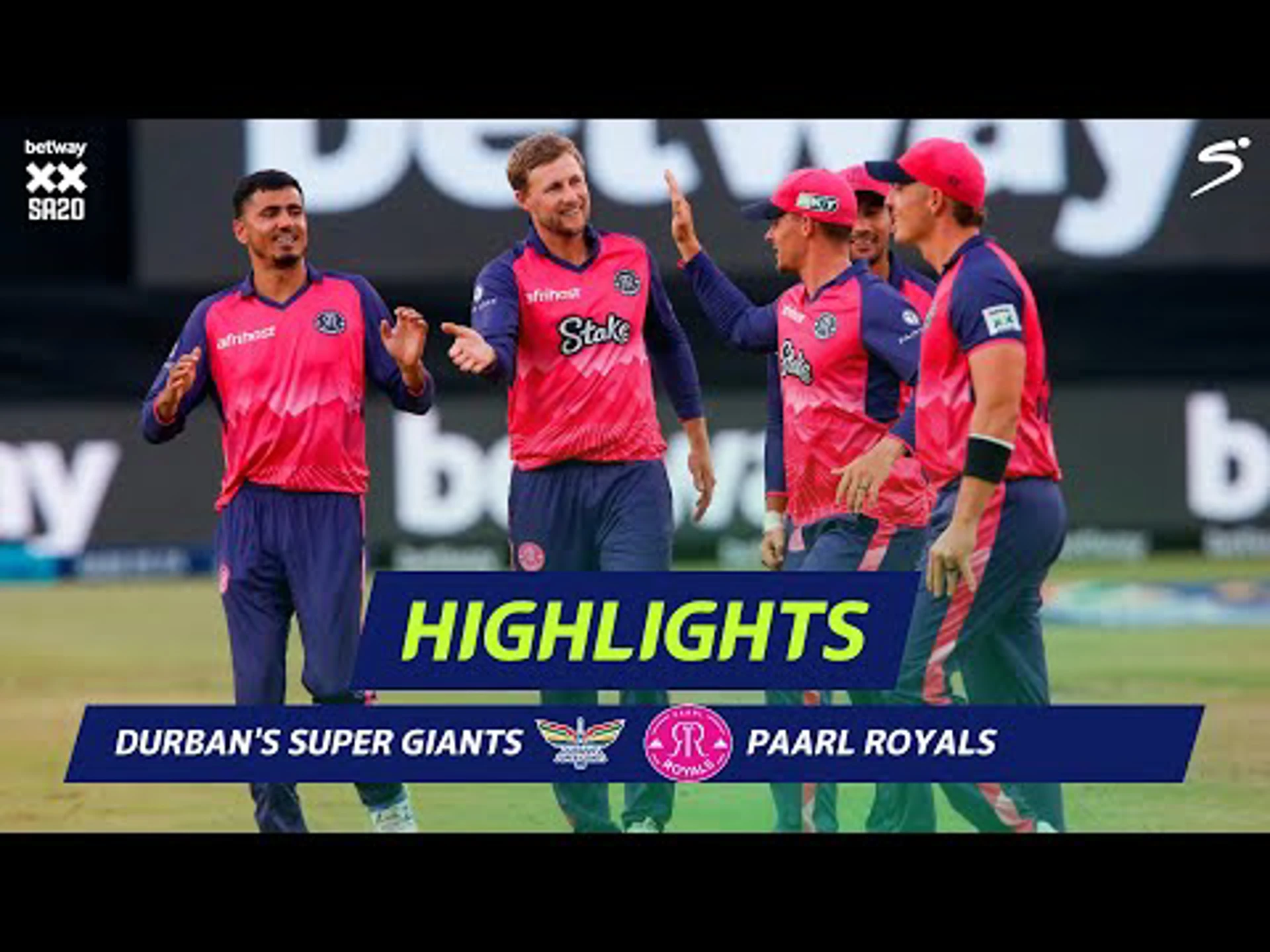 Durban's Super Giants v Paarl Royals | Short Highlights | Betway SA20