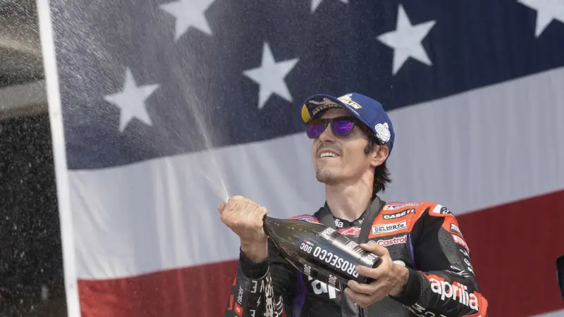 Vinales makes MotoGP history the hard way in Grand Prix of the Americas
