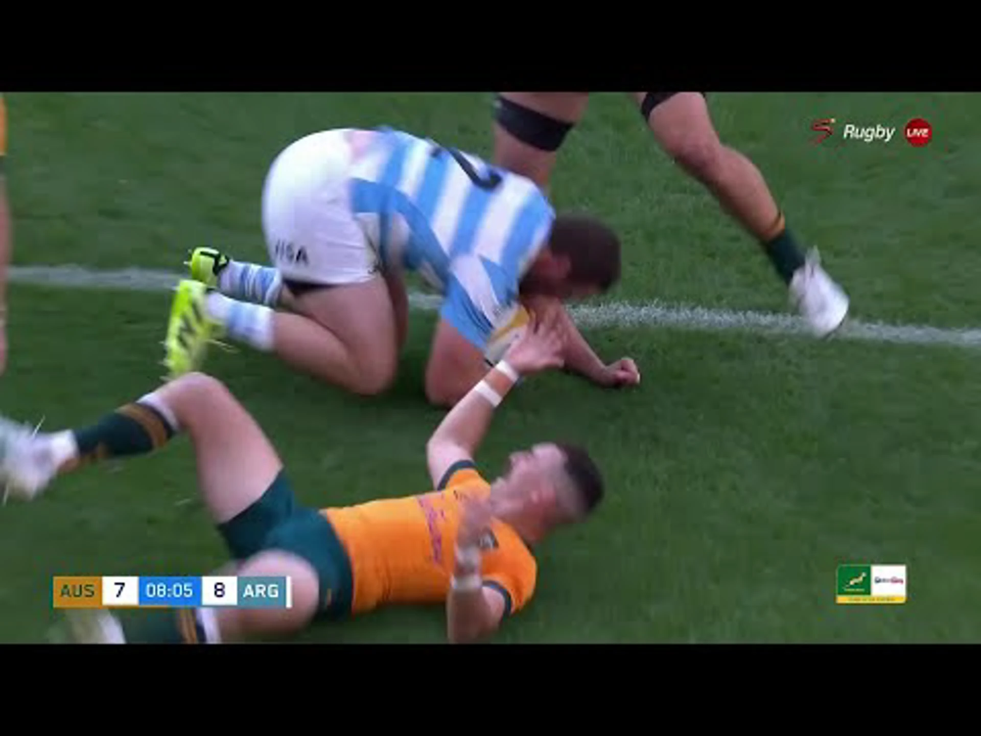 Julian Montoya | 8ᵗʰ Minute Try v Australia