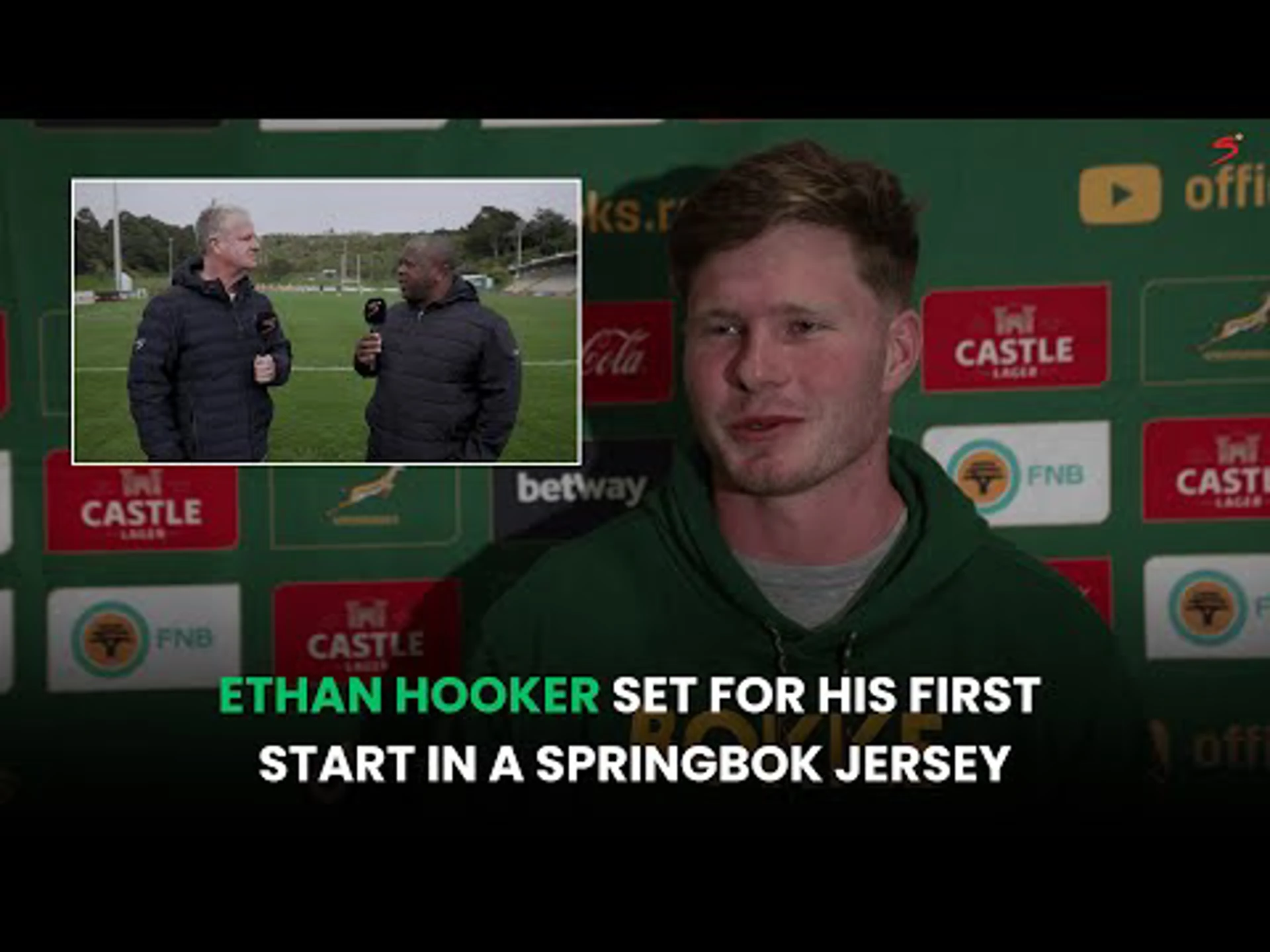 Ethan Hooker Excited For First Springbok Start Against All Blacks | What Goes On Tour