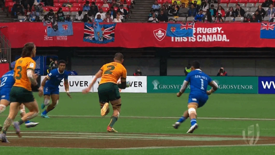 World Rugby HSBC Sevens Series Vancouver | 3rd Place Play-off | Samoa v Australia | Highlights