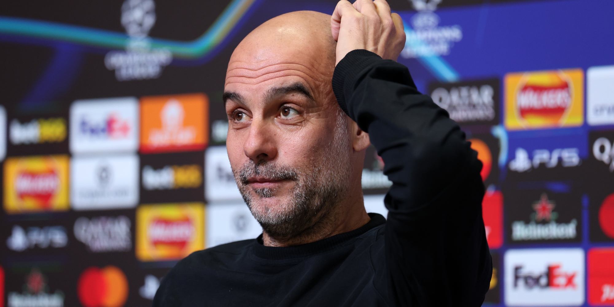 Guardiola blames Man City team for Haaland struggles