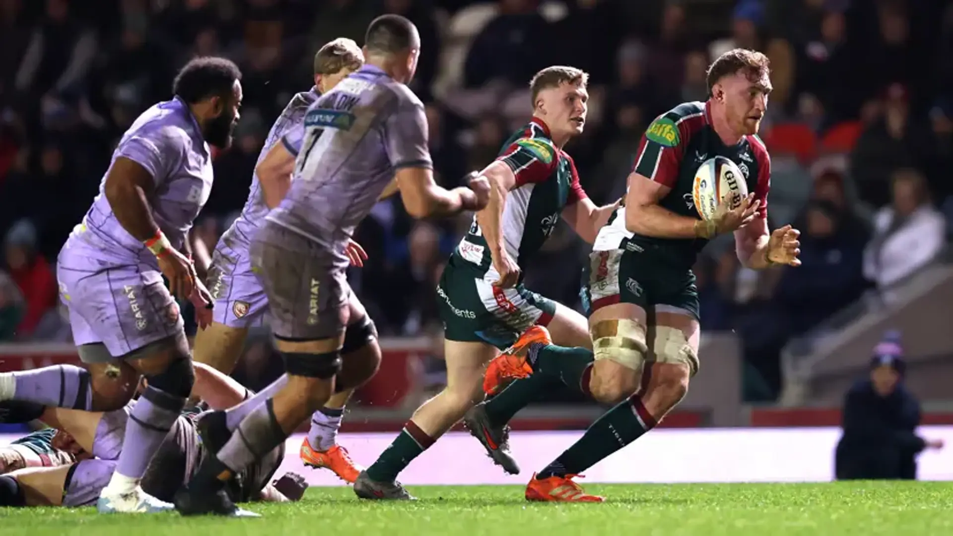 LEVEL ON TOP: Leicester roll to Prem win over Gloucester