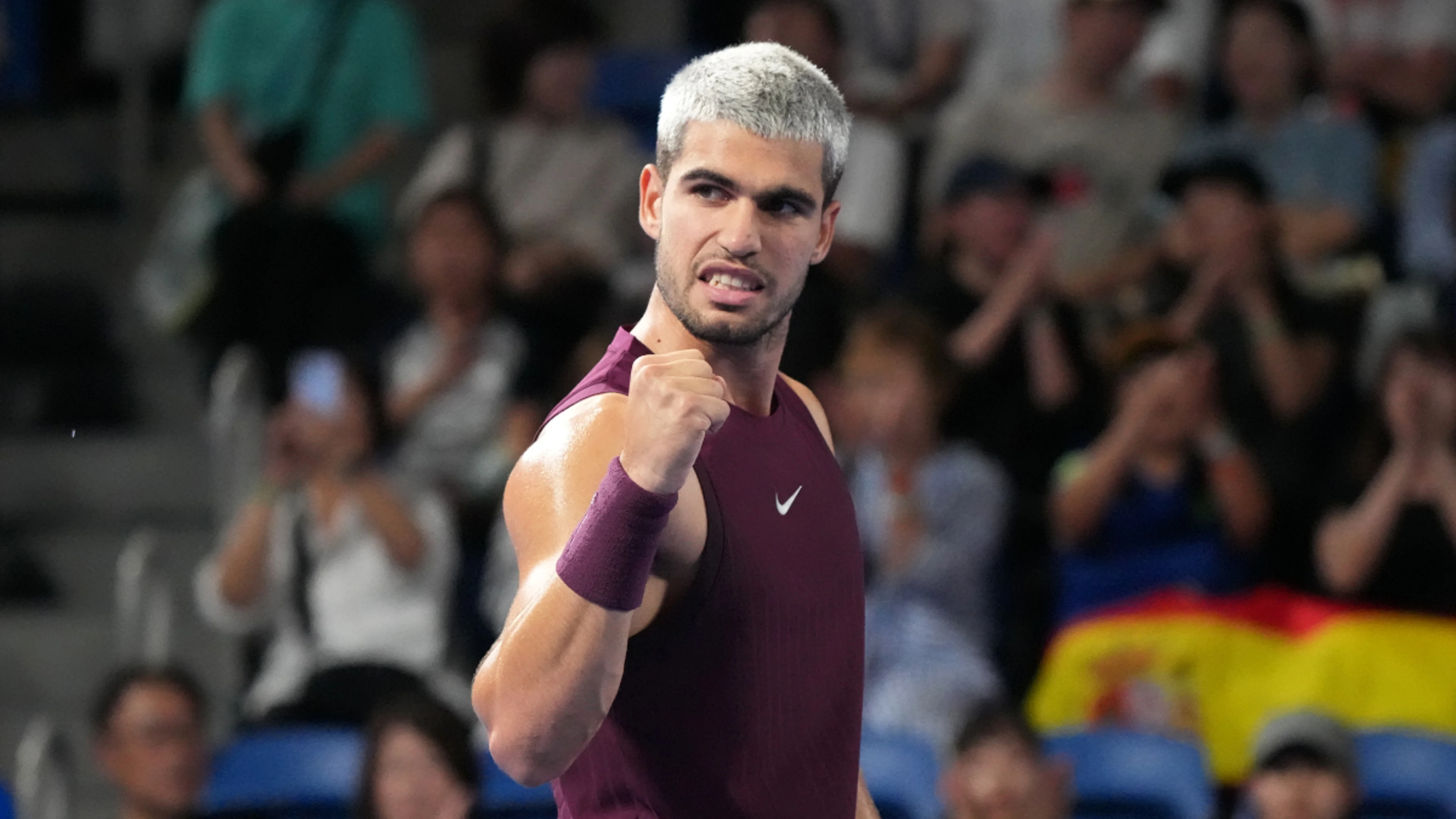 Alcaraz dispels injury fears to reach Tokyo quarterfinals