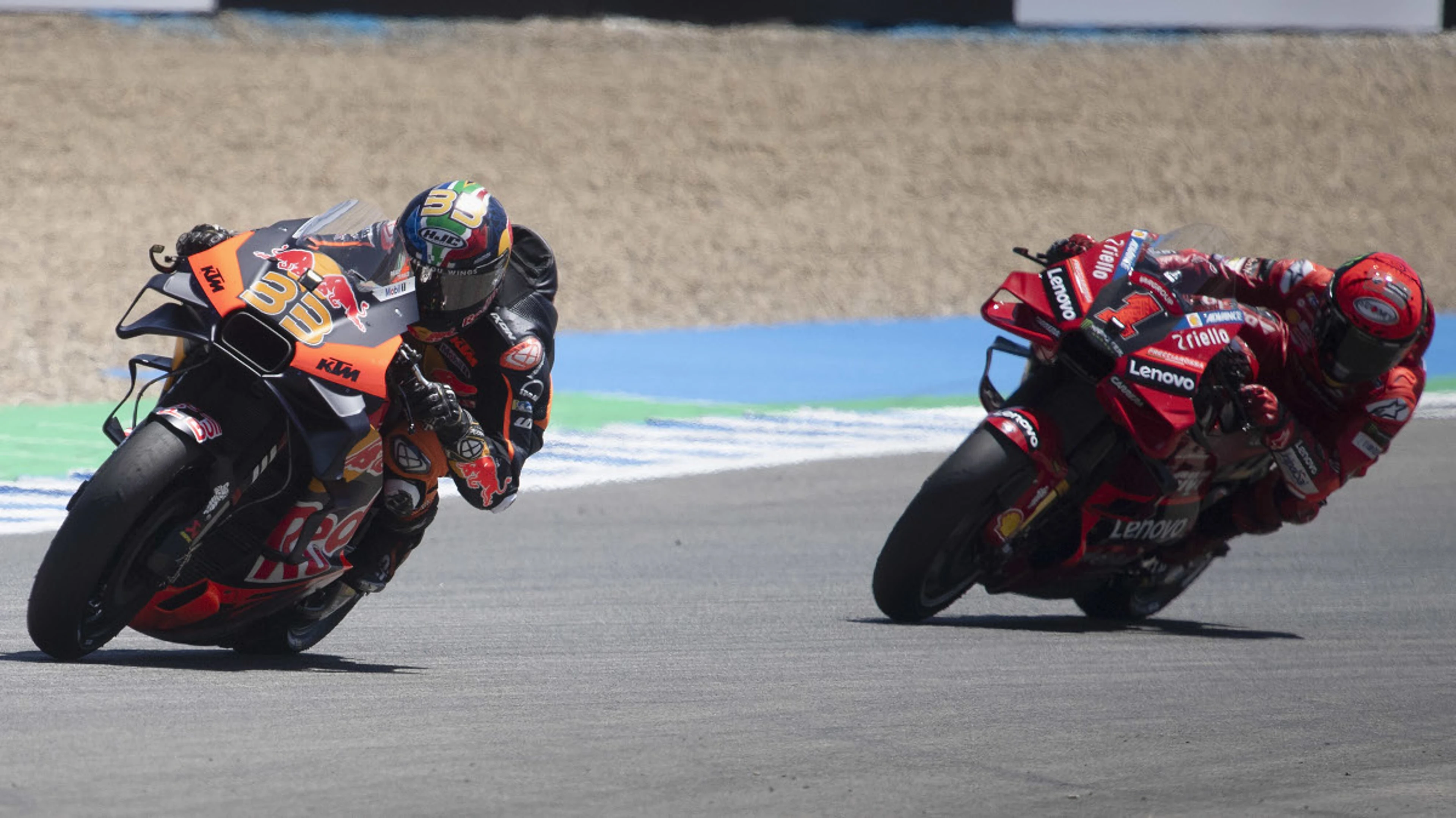 Bagnaia denies Binder a double in Jerez, reclaims top spot in championship