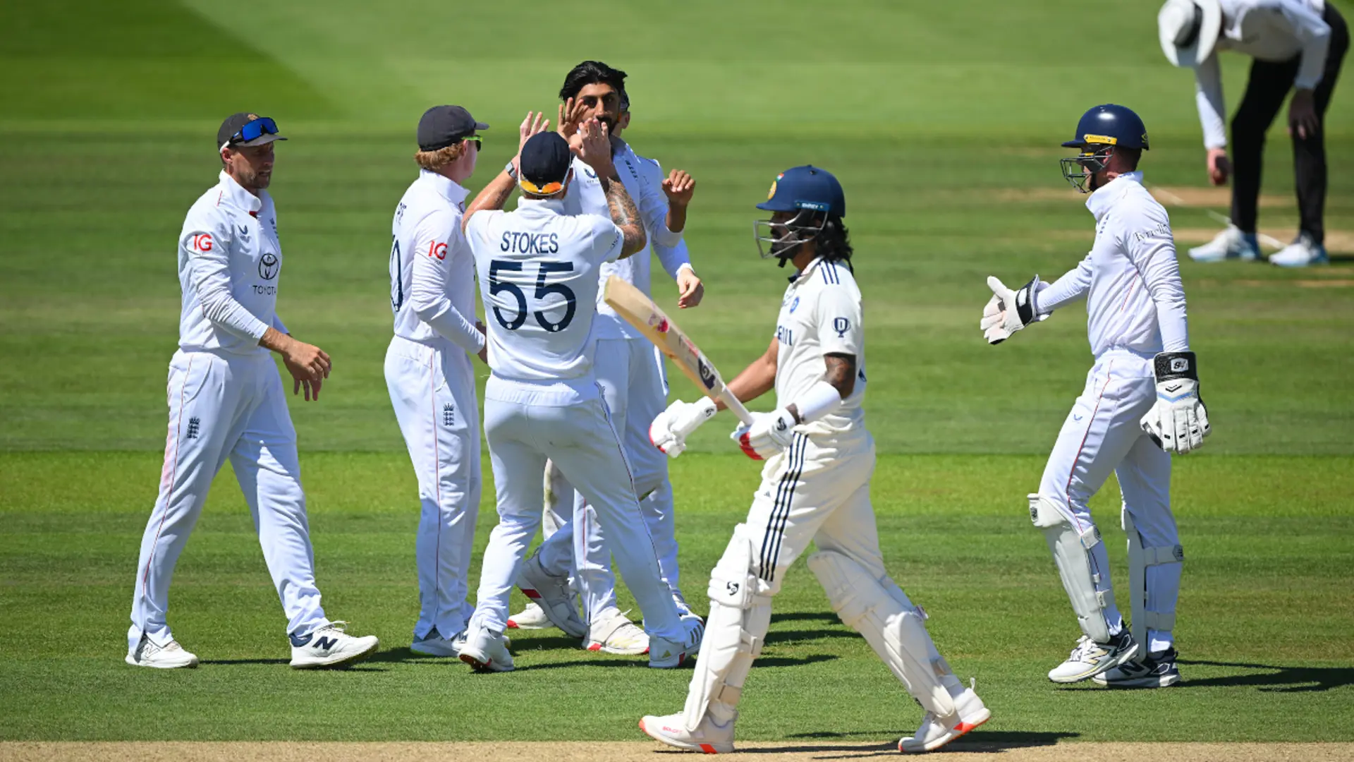 DAY 3: England check India's progress despite Rahul century in third test