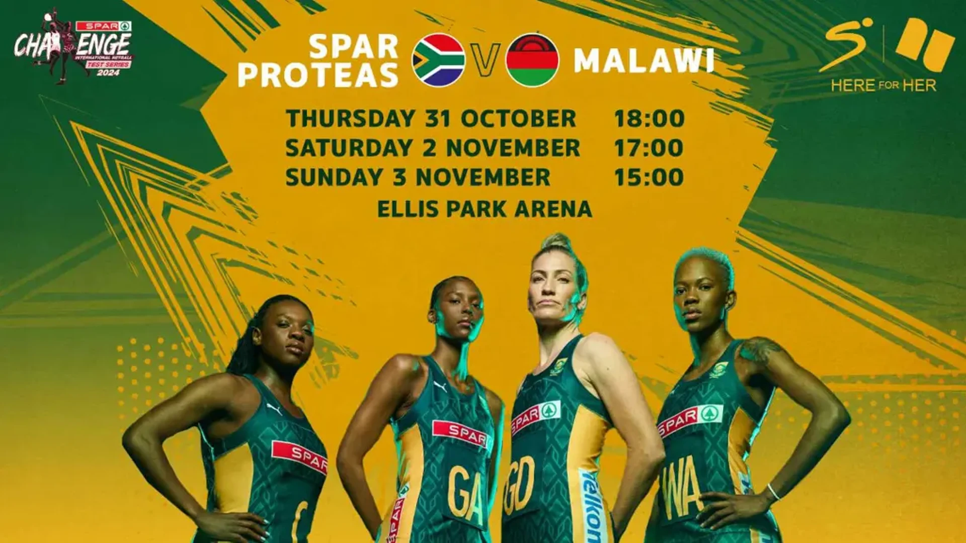 LIVE ON SUPERSPORT: Catch the Titanic clash for African Netball Supremacy during the Spar Challenge 