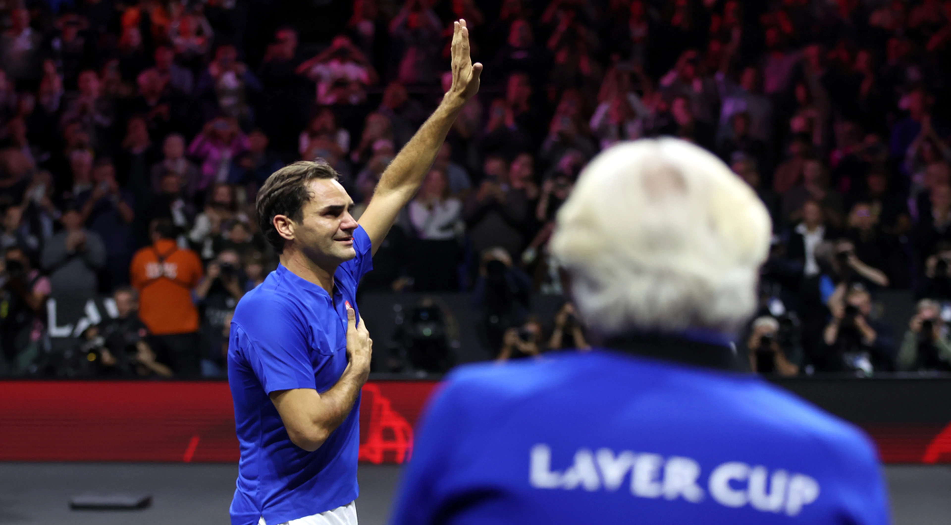 Tearful Federer bows out of tennis with Laver Cup defeat