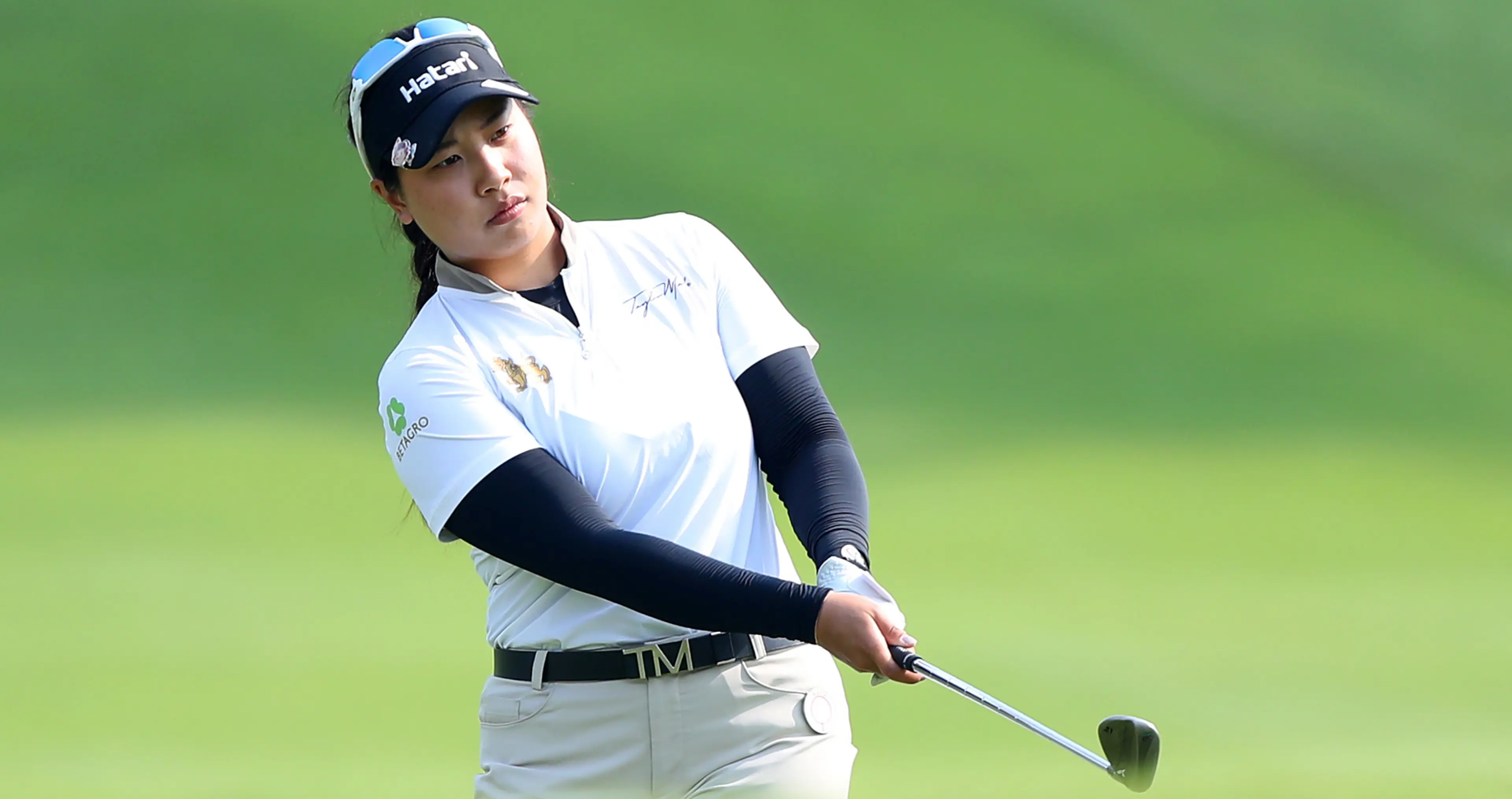 Chanettee Wannasaen surges to share of first-round lead at Honda