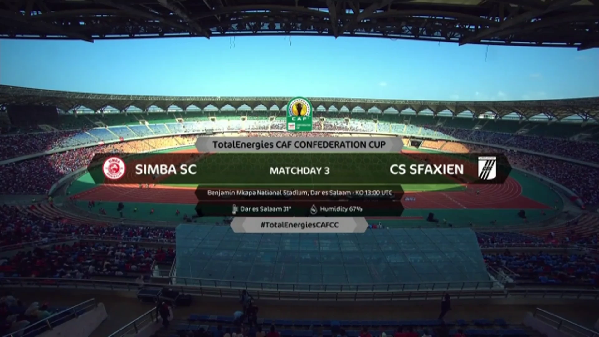 Simba v CS Sfaxien | Match Highlights | CAF Confederation Cup