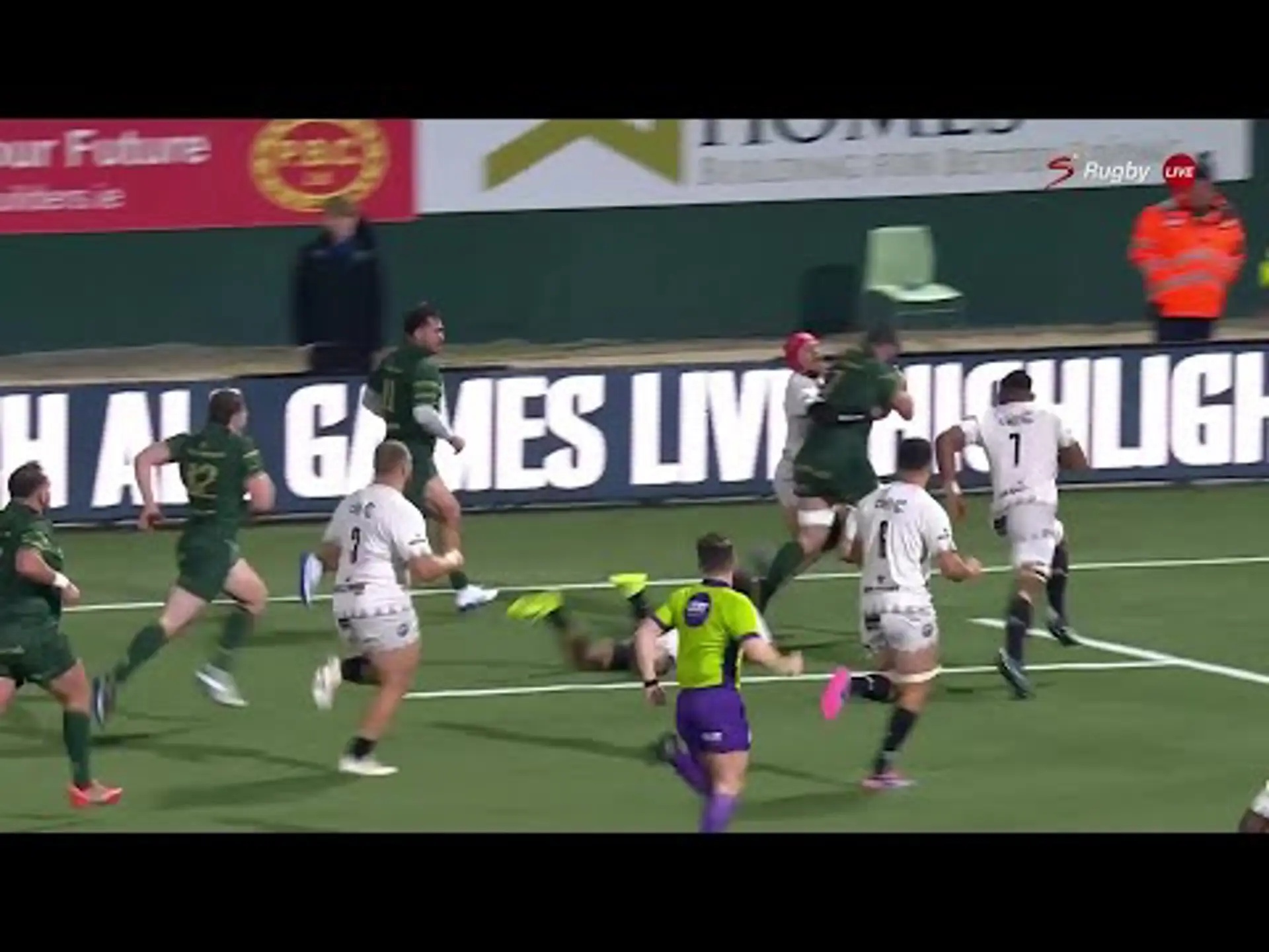 Paul Boyle | 17ᵗʰ Minute Try v Sharks