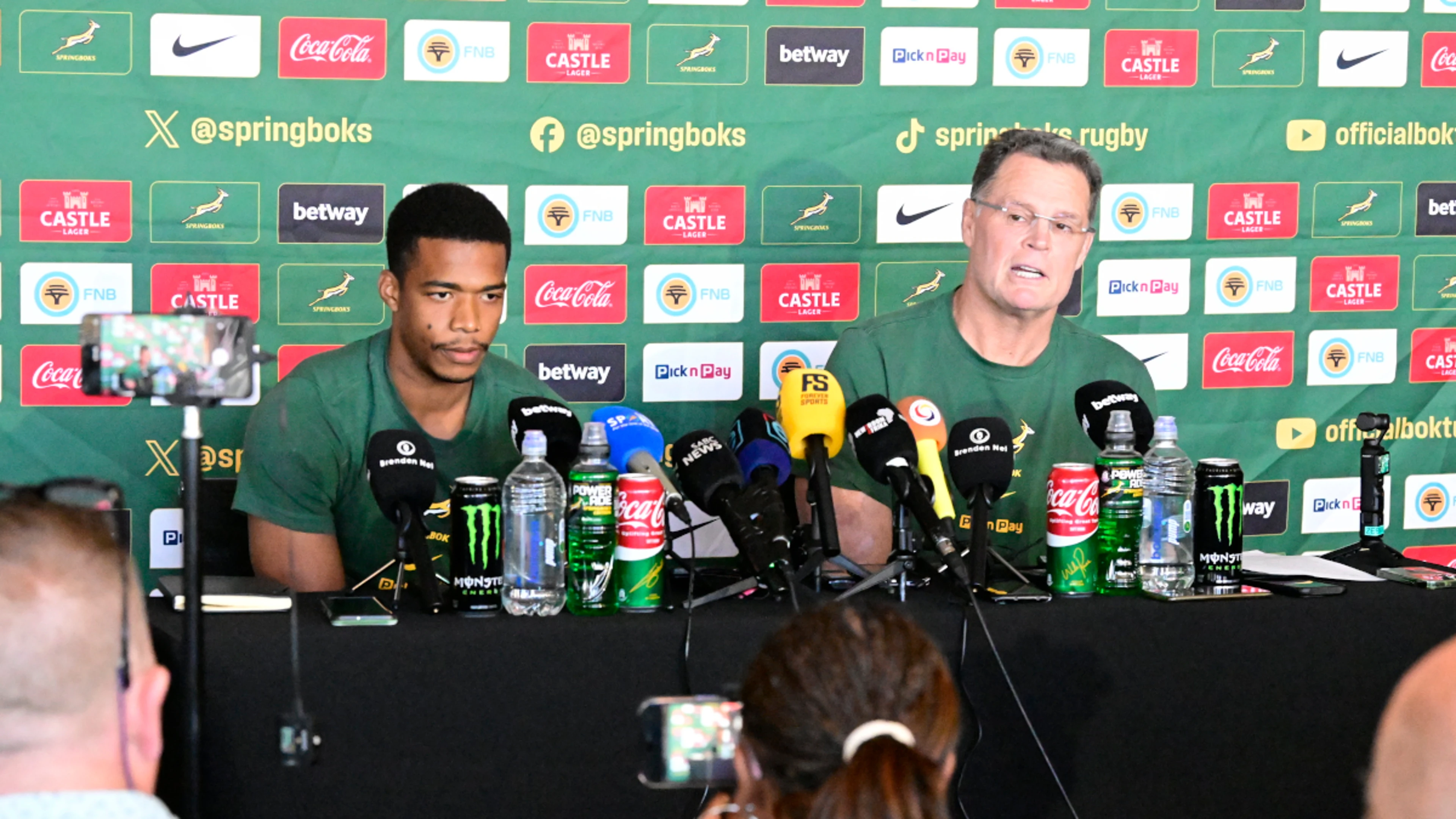 STRIKING IT RICH: On the frontier Boks have to cross and the Purple People Eaters