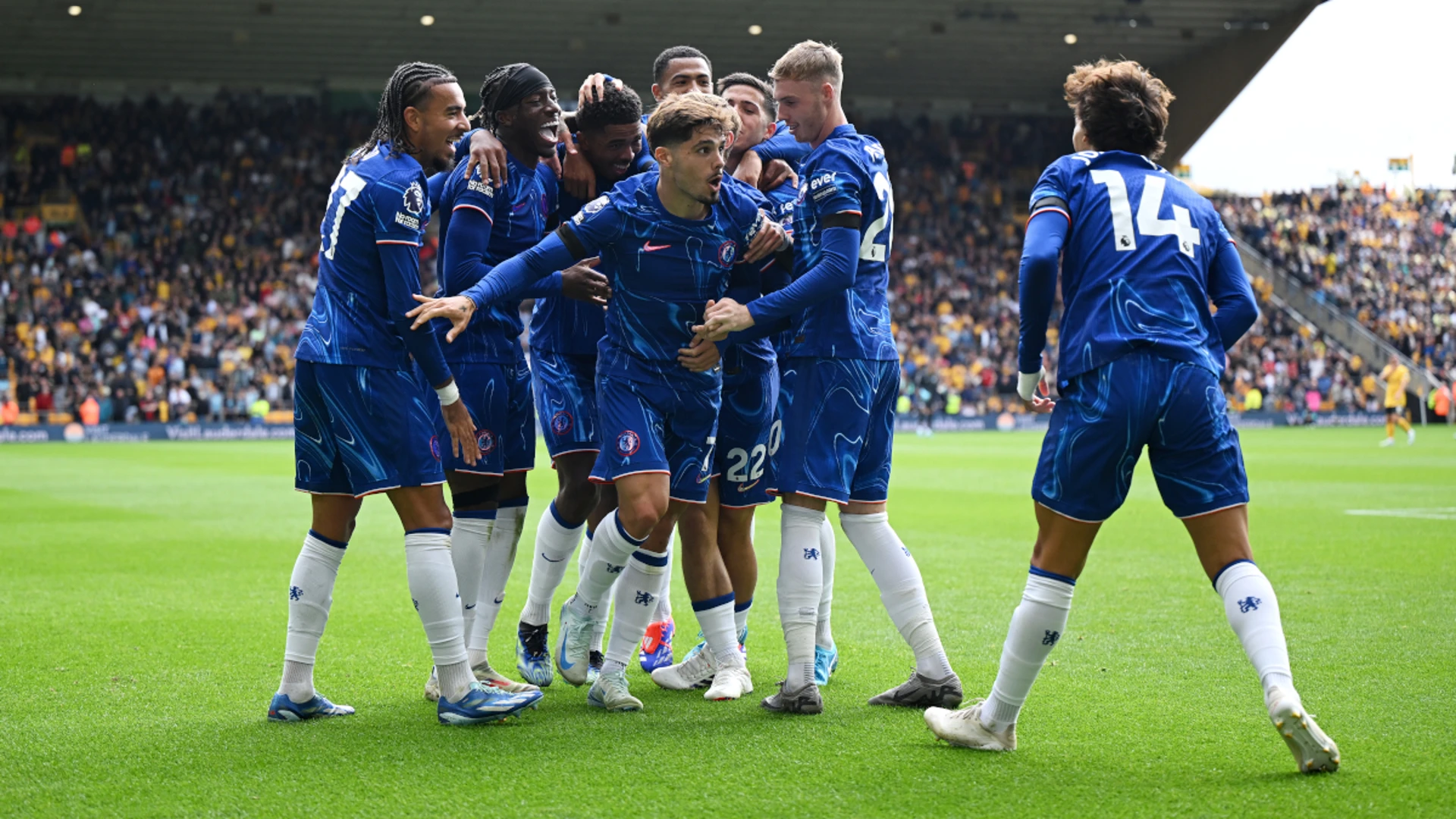 Madueke nets treble as rampant Chelsea hit Wolves for six