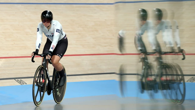 german track cyclist