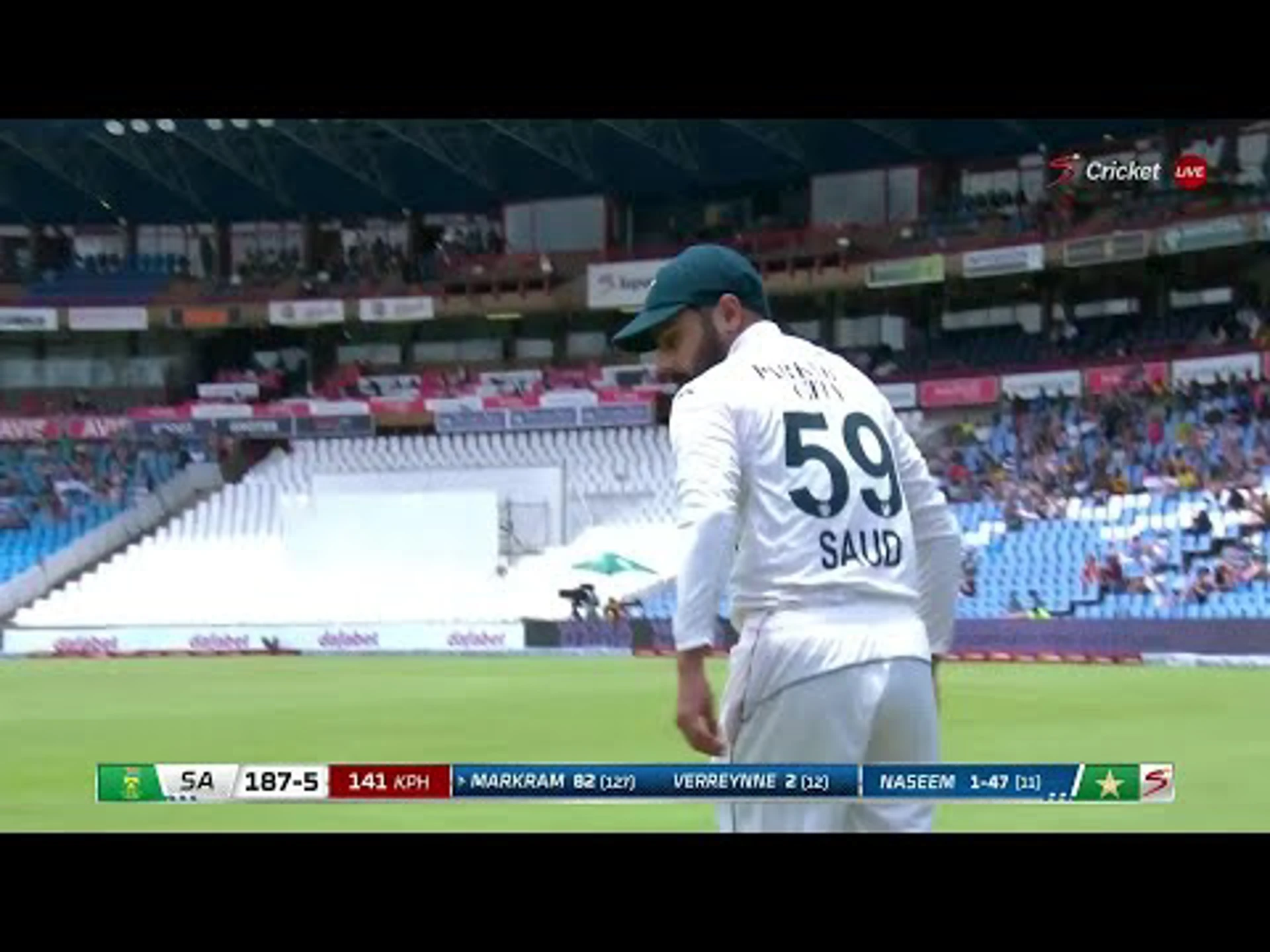 South Africa v Pakistan | 1st Test | 2nd innings | Aiden Markram 47